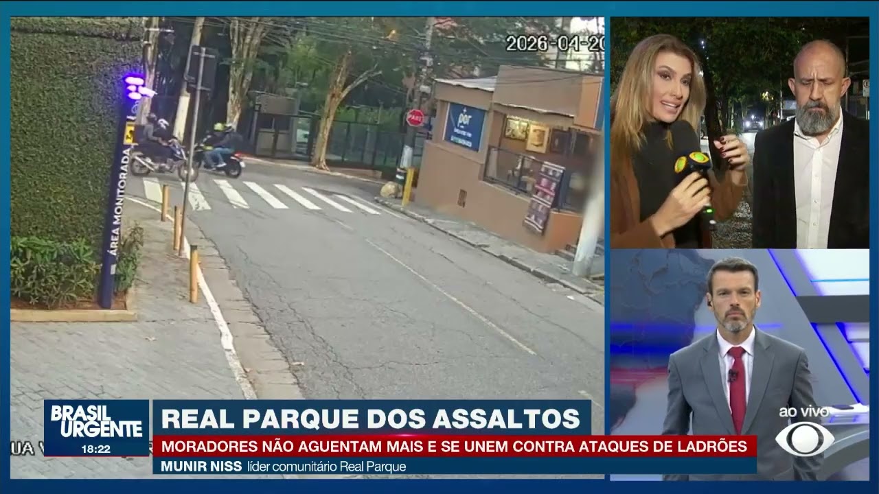 Participamos ao vivo do Brasil Urgente para falar sobre a segurança do nosso bairro. Contamos os episódios recentes, reforçamos: registre o Boletim de Ocorrência e participe das ações coletivas.
O Real Parque Melhor é um movimento de moradores: unimos síndicos, comerciantes e vizinhos para pensar soluções reais — como o projeto Redoma de Segurança e a integração entre vigilância privada e forças públicas.
Se você mora ou trabalha aqui, junte-se a nós. Informe-se, participe das reuniões e compartilhe ocorrências. Somos o bairro que decidiu agir. 💚📺
Link na bio para ver a entrevista completa com Munir Niss. #RealParque #SegurançaComunitária #ZeladoriaUrbana #ComércioLocal #RealParqueMelhor #ComunidadeUnida #TecnologiaComunitária #ValorizaçãoLocal