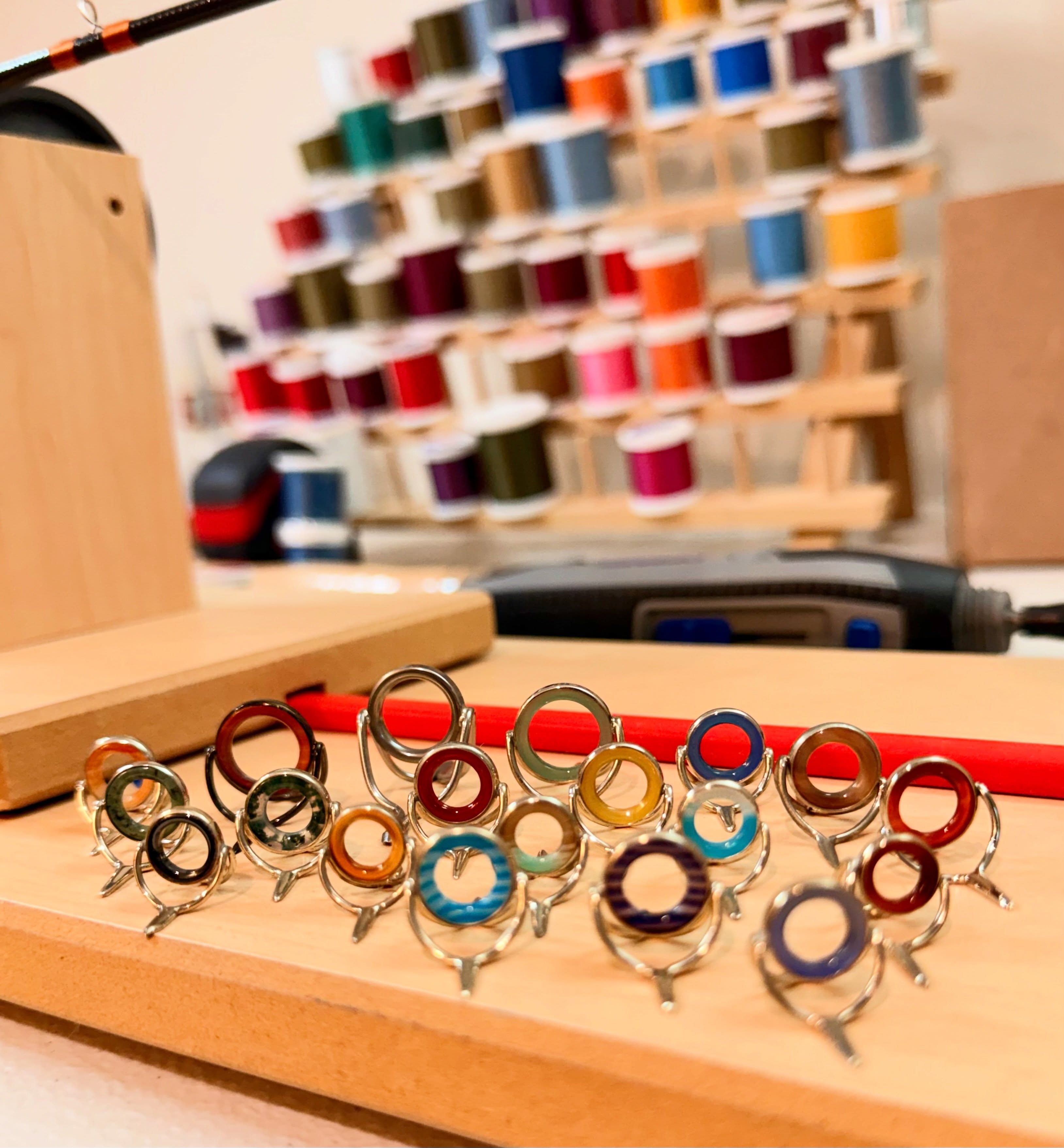 Want a classic look? Something bold? Colors that remind you of your favorite thing/place? We like to offer you ✨OPTIONS✨ You choose it all from the thread colors and agate stripping guides, to the reel seat and cork. We’ll build it by hand and bring it all together.
#sullivanflyrods #custom #livingstonmt #flyfishingmontana #flyfishing