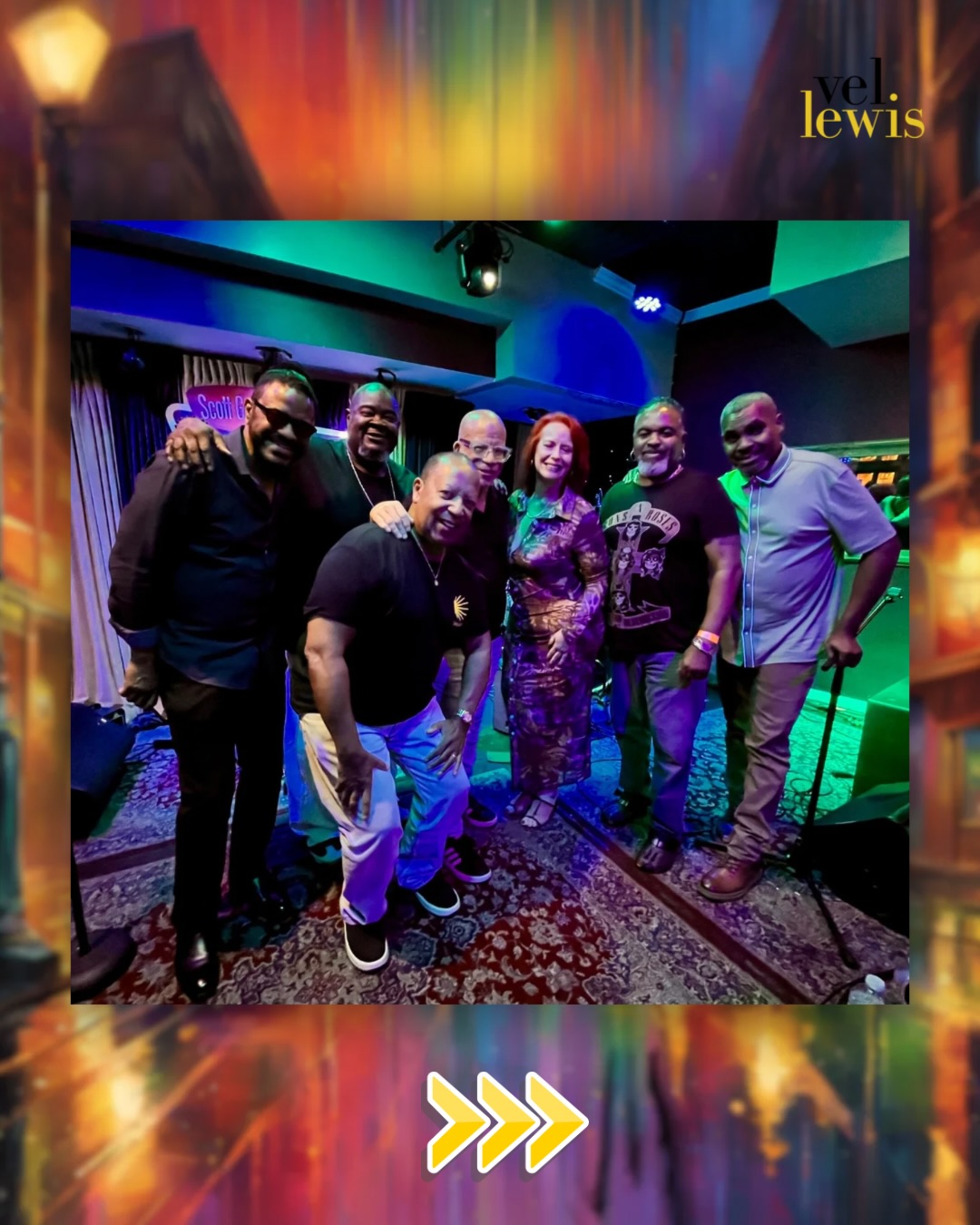 A couple of snapshots from last Thursday at Scott Gertner’s Rhythm Room!
A big thank you to Kyle Turner and everyone in the band — Darryl LaVigne (keys), Pat Tribitt (bass) and Mark Summons (drums) — for an incredible night of music.
Special thanks as well to my guitarist friend Buford and his wife Debra for coming out to support the show. And for Bobby Sparks (keyboardist for Snarky Puppy) for coming to enjoy our show and joining us for the picture.
And of course, thank you to the hotel staff for their warm hospitality.
🎶 Stream Smoovee on all digital platforms.
Follow Vel Lewis Music for more!
#VelLewisMusic #Smoovee #jazz #hammondorgan #hamfam