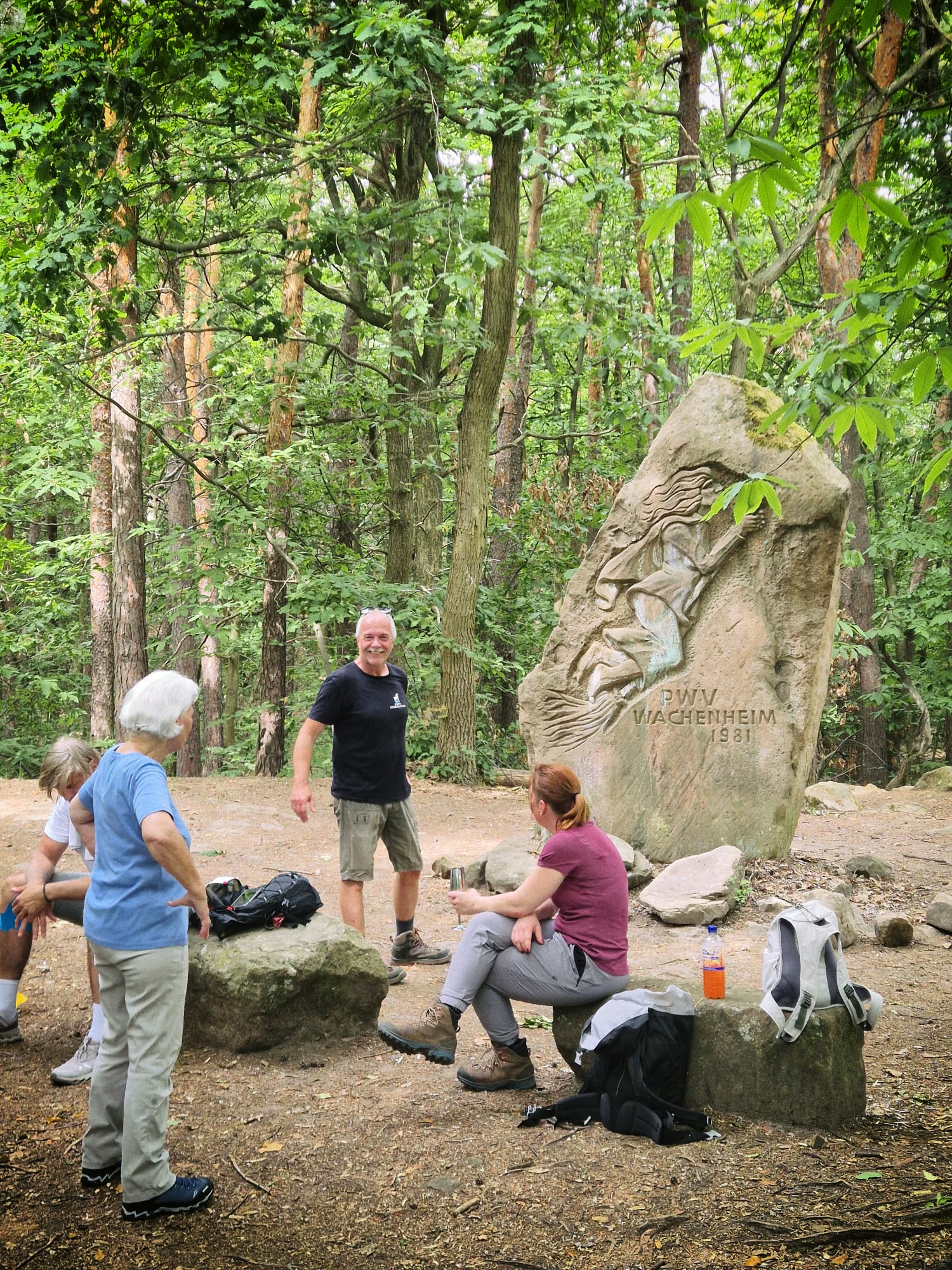 Unsere Wanderung vom Hexenstein zum Rindskehler Kopf in Wachenheim. Danke Peter für die schöne Wanderung 😍.
.
.
.
#wachenheim #pfalz #pfälzerwald #deidesheim #pfälzerwaldverein