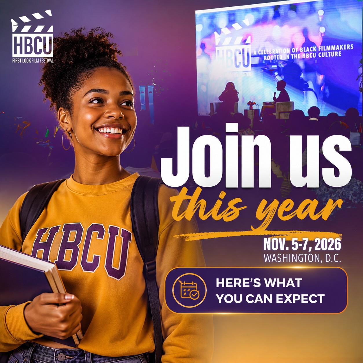Hittin Howardâs campus for the 4th year in a row!!! Weâre on a mission to continue bringing BIG things to the yard, all in the name of #HowToBeTheNext!
Attendeeâs will have the opportunity to choose from Masterclasses to Finalists Screenings to Career Development Panels and more. We can promise you that you donât wanna miss out!
Secure your tickets today. Link in bio for more info! #HBCUFL #HBCUFilmFestival #BlackFilmmakers #HBCU