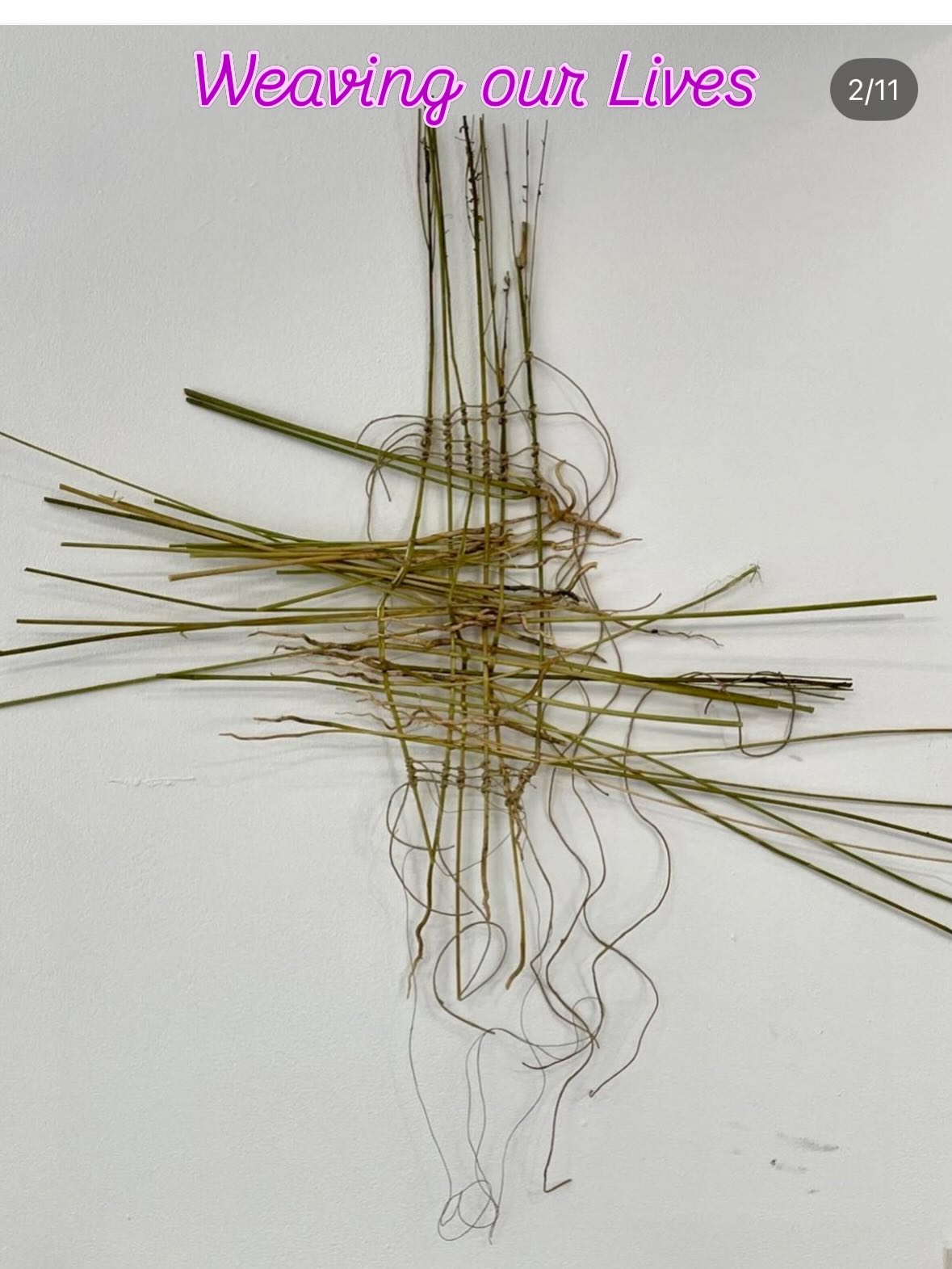 I’ve been weaving a lot lately. So many beautiful natural plants to weave with!
