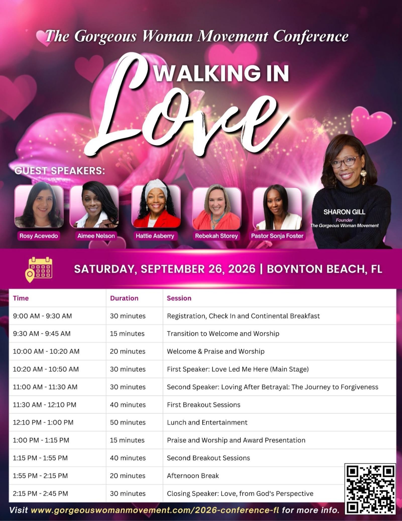 Something beautiful is coming to Boynton Beach this September — and you're going to want to be there. 🤍
Mark your calendars, gorgeous:
✨ **The 2026 Gorgeous Woman Conference**
📅 September 26, 2026
📍 Indian Spring Country Club | Boynton Beach, FL
💛 Theme: *"Walking in Love"*
This is more than a conference. It's a room full of women who are done shrinking, done settling, and ready to walk fully in love — love for God, love for themselves, and love for the people they're called to serve.
We are 16 weeks away and the energy is already building. This September, we're gathering to worship, encourage each other, and step boldly into everything God has for us.
Save the date. Tag a sister who belongs in that room. Follow @thegorgeouswomanmovement for all the updates as we get closer.
More details coming soon — trust me, you don't want to miss this one. 💛
#GorgeousWomanConference2026 #WalkingInLove #SaveTheDate #ChristianWomen WomensConference GorgeousWomanMovement BoyntonBeach FaithAndPurpose WomenOfGod SisterCircle @thegorgeouswomanmovement
