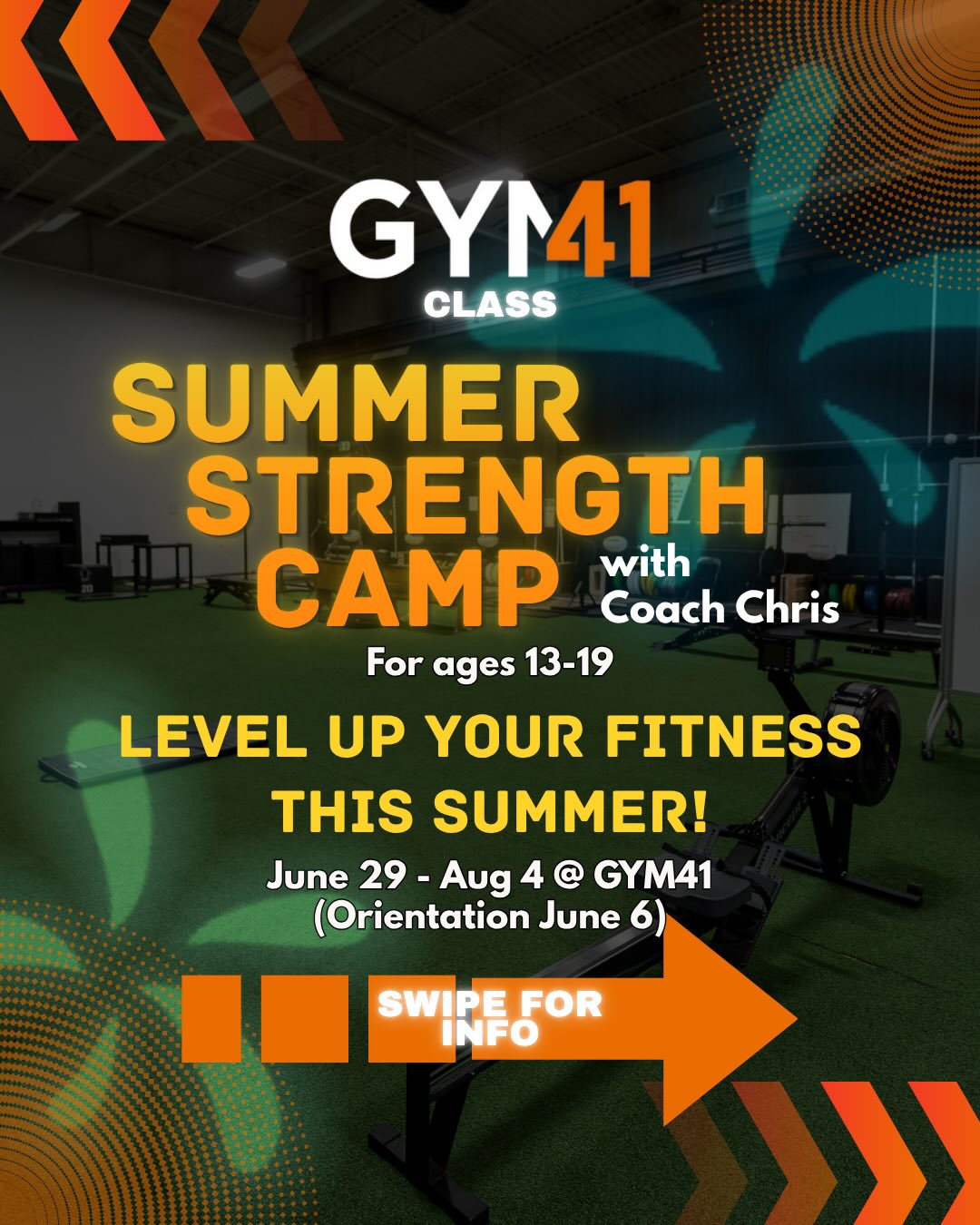 🌞 Looking to Keep Your Teen Outta Trouble This Summer? Join Our Strength Camp at Gym41! 💪
Are you ready to level up your fitness this summer?
Join Coach Chris for Summer Strength Camp, specifically designed for teens aged 13-19!
This program will not only help you build strength but also enhance your overall well-being.
🗓 Camp Details:
- Orientation Day: June 6th @ 2PM
- Camp Start: June 29th
- Camp End: August 4th
- Time: Monday - Friday @ 12 PM - 1:30 PM
- Location: Gym41
🏋️♂️ Schedule:
- Monday, Wednesday, Friday: Bootcamp Style Training 🏃♂️
- Tuesday, Thursday: Weight Training Focused on Compound Lifts 🏋️♀️
🌟 Benefits of Training:
- Mental Health Support: Boost your mood and reduce stress through exercise.
- Improved Physical Fitness: Build strength, endurance, and overall health.
- Teamwork: Develop camaraderie and social skills with peers.
- Self-Discipline: Learn the importance of commitment and consistency.
- Self-Care: Foster a positive relationship with your body and fitness. Don’t miss out on this incredible opportunity to grow stronger, healthier, and more confident!
🌟 Spaces are limited, so register today!
Register with Coach Chris at redlacc46@yahoo.com or visit our website https://www.gym41.ca/ for more details. Let’s make this summer one to remember! ☀️
#Gym41 #SummerStrengthCamp #TeensFitness #GetStronger #HealthyHabits