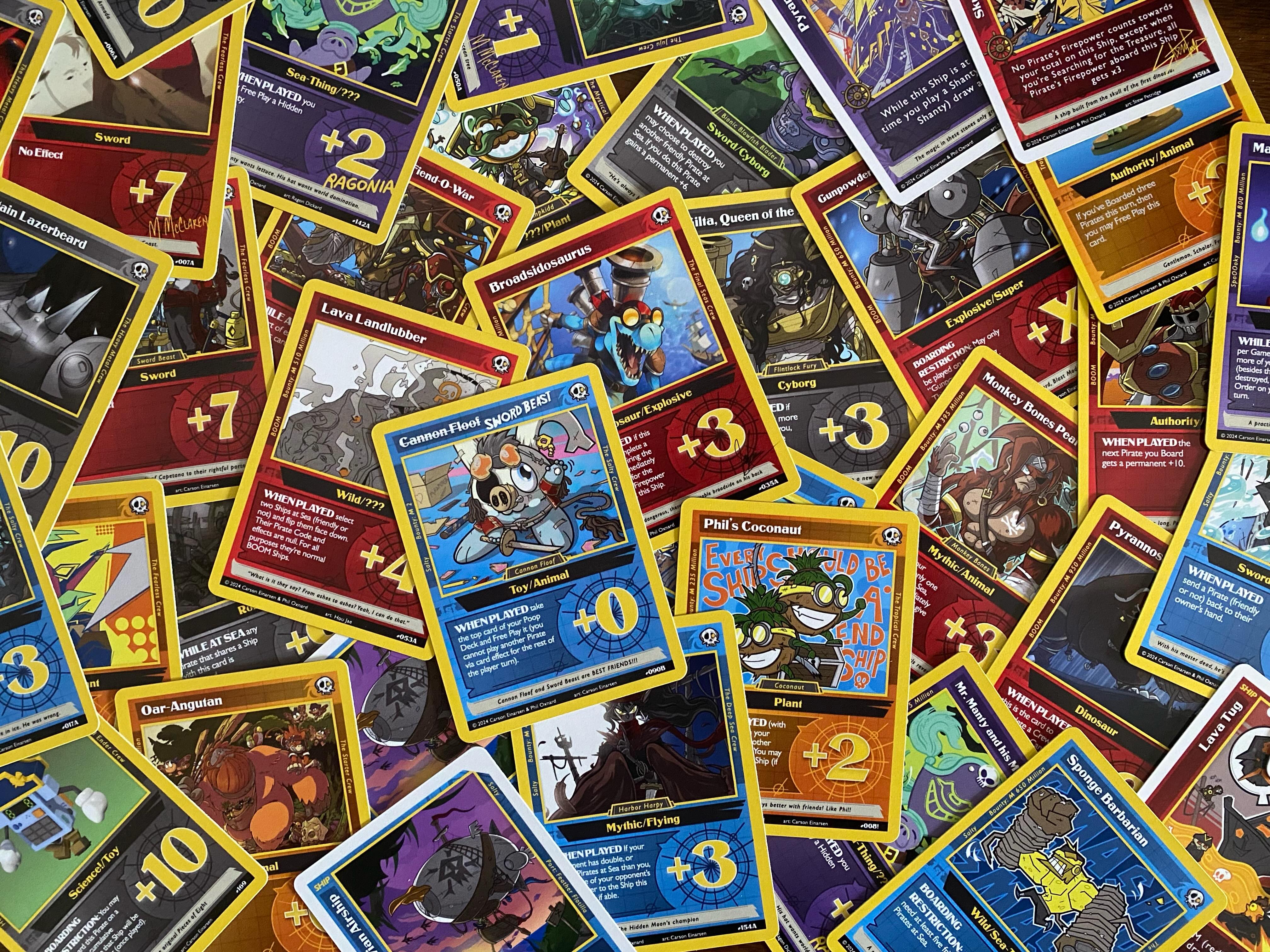 Just a few of our alt art cards for our upcoming set!! #pirate #indiecardgame #hbm #herebemonsters