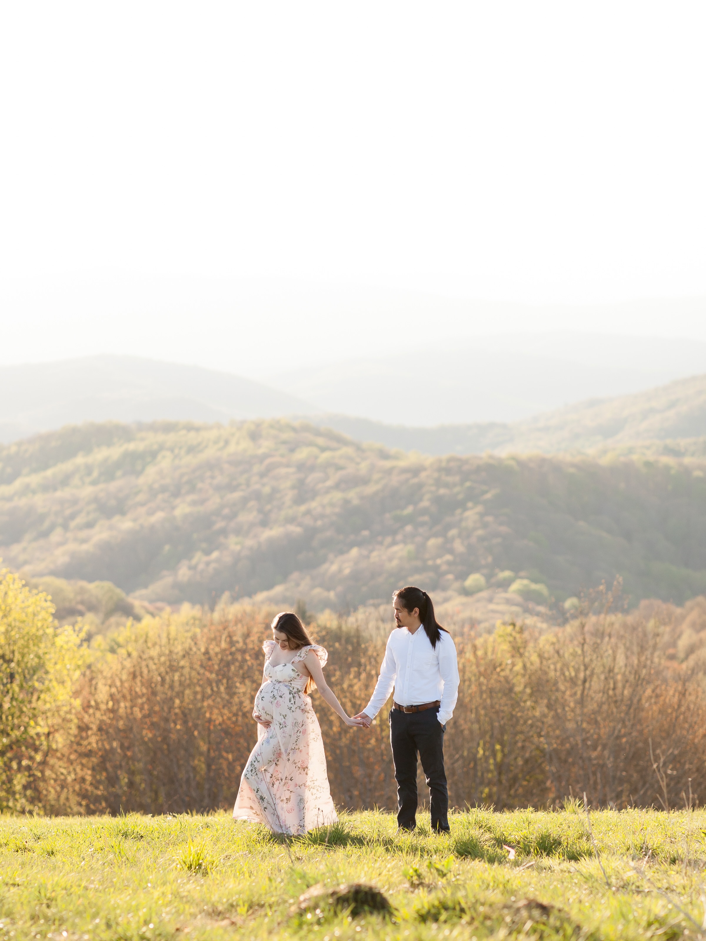 Where their love grows with every breath,
where the sky reflects their light,
and the earth roots their wisdom.
This powerful land, where their story began
and the ridgelines never end,
holds their
forever.
We returned to the same magical place they had their first date, and then where I serendipitously captured his proposal, to co-create art that will forever preserve this sacred chapter of their love in bloom. ✨💓
··· Sacred Motherhood Photography ···
Asheville, NC
“Turning Within” pregnancy sessions for Summer and Autumn are still open - reserve yours today by visiting the link in bio💫