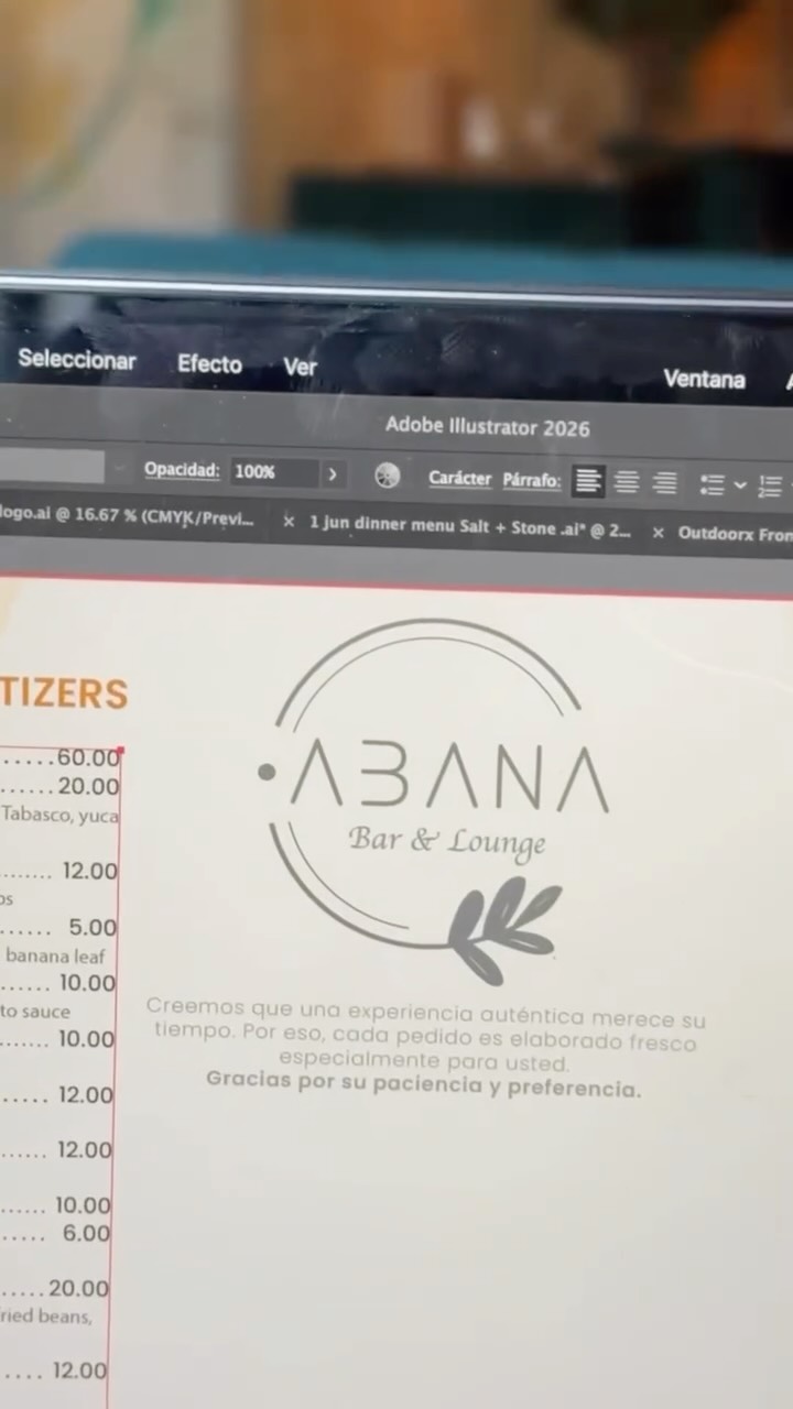 Nuevo proyecto: CABANA LOUNGE🔥
No solo realizamos proyectos, construimos relaciones. Nos reunimos con nuestros clientes, escuchamos su visión, compartimos ideas y trabajamos juntos para hacerla realidad.
Gracias a todos por confiar en nuestro trabajo.
¡Seguimos impulsando marcas, espacios e imágenes que dejan huella!🚀
#BusinessBranding #CustomDesign #BrandExperience