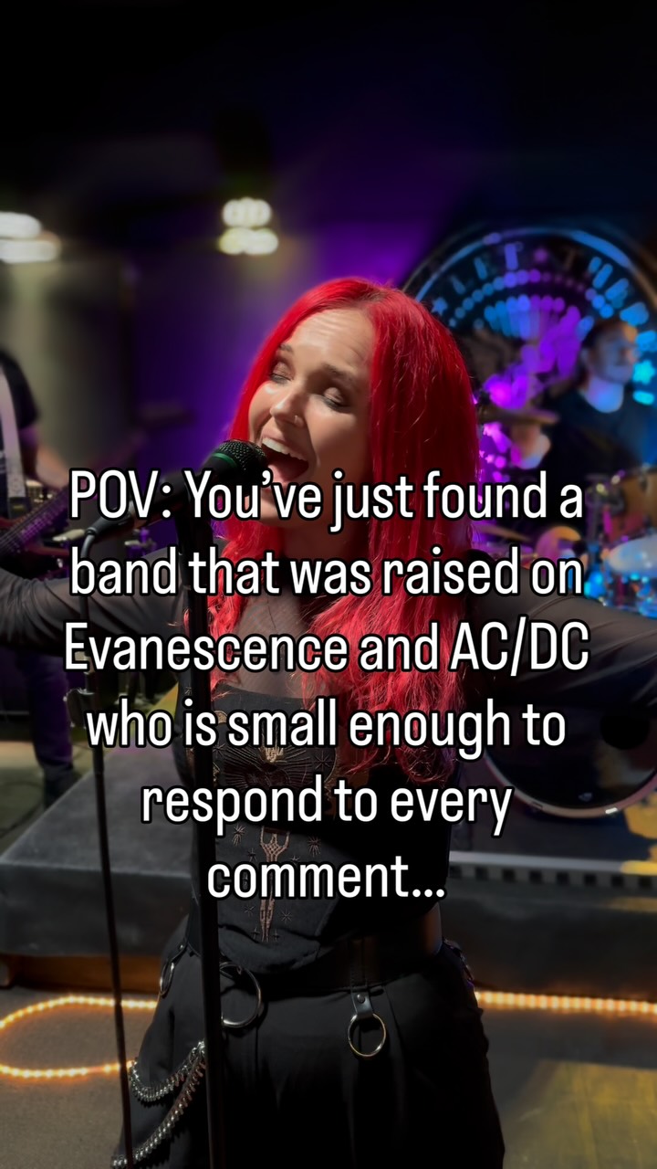Did you find us? || Comment your fave Evanescence or AC/DC song and we can compare notes!