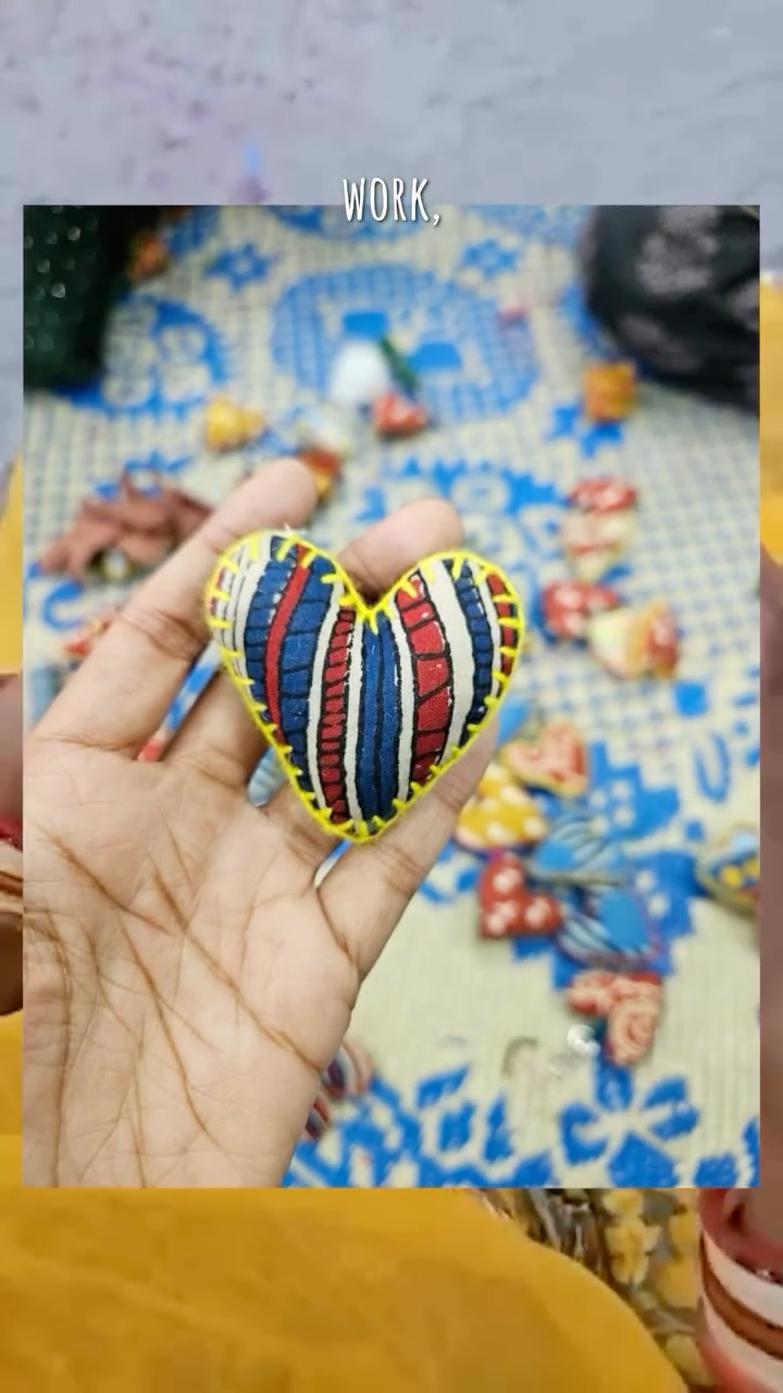 Look closely around the studio… you might find something to take home. Handmade heart pins are hidden for you. The story behind them? Watch the reel.
#handmade #heartpins