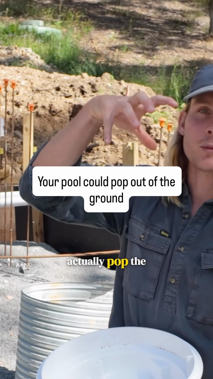 This is a critical step in every in-ground pool we build.