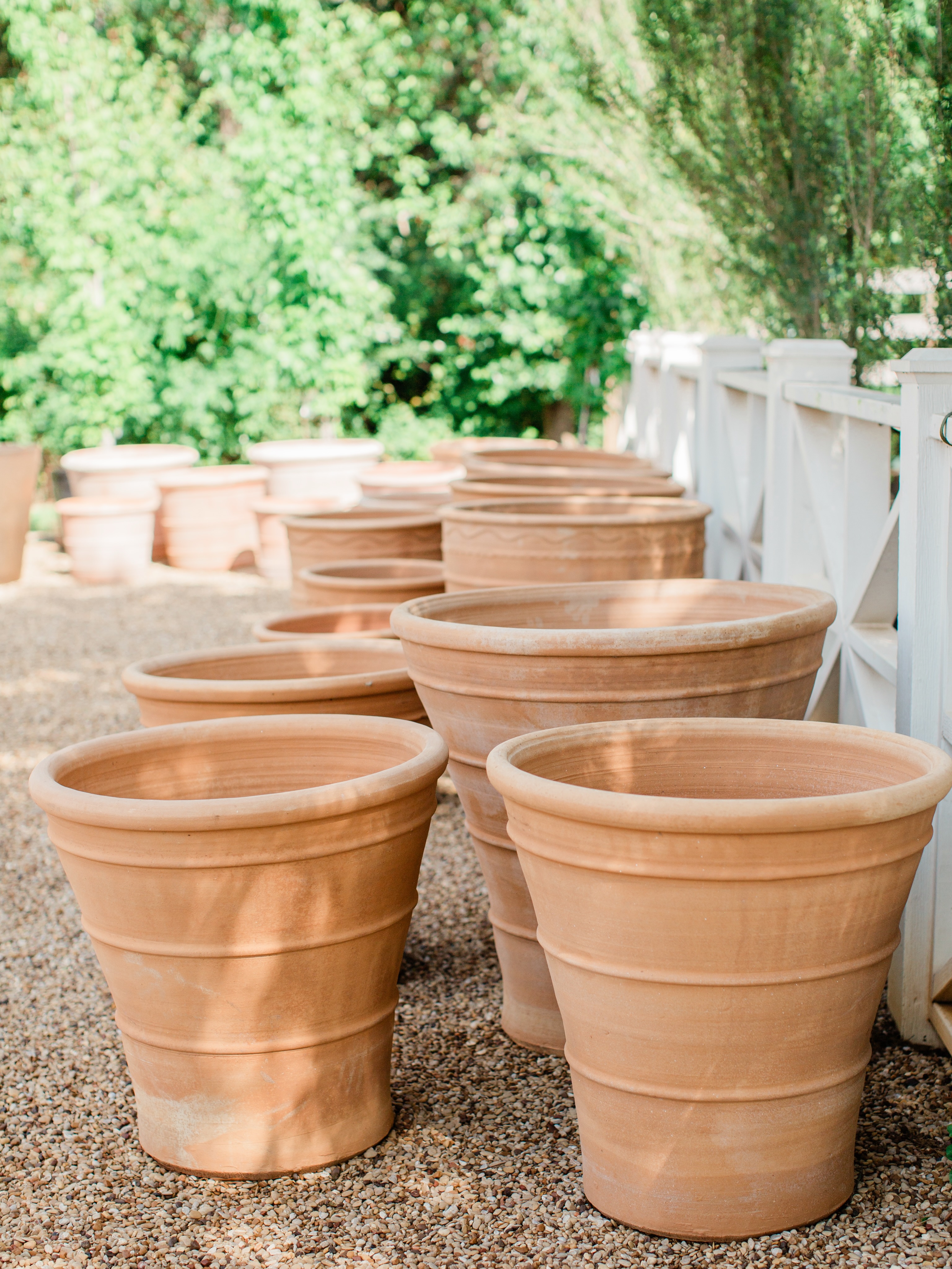 Outdoor pottery is the jewelry to your landscapes. Come out and shop from so many beautiful selections from color, size, and style. Right now, all in stock outdoor pottery is 20% off! Open all week!