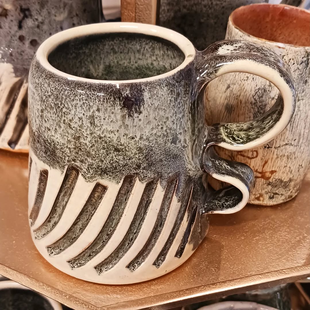 Father's Day ideas! Handcrafted mugs, noodle bowls, wood-burned cutting boards, original art (by Maclean), Soap for Men, & thoughtful cards 💙