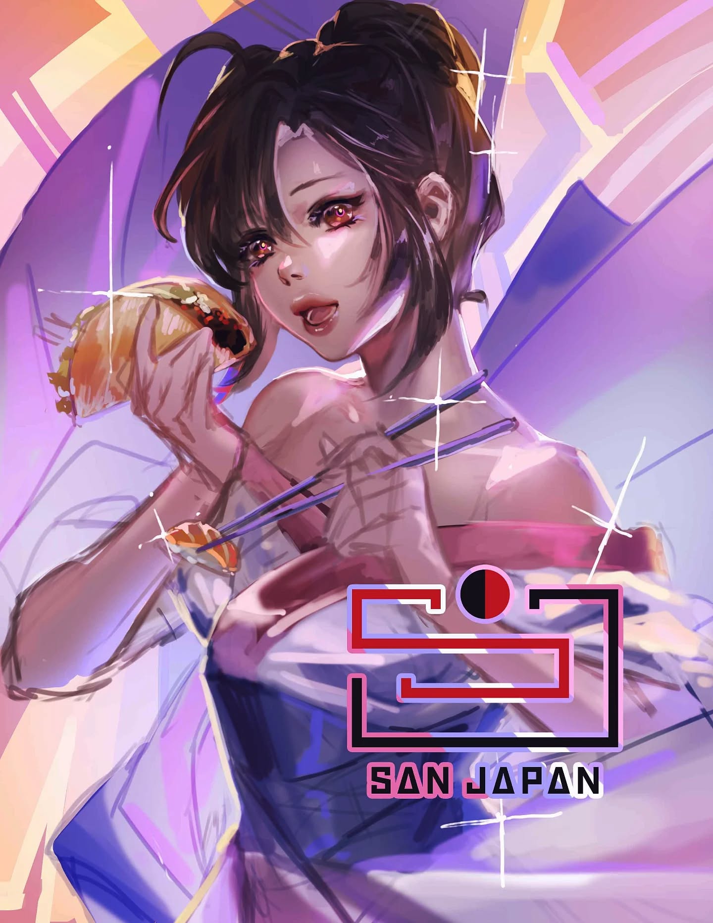 My 2.5 hr grind-to-the-last-minute entry to the @sanjapanofficial art contest ♡
Had a con, work, AND jury duty all week so i had no choice but to attempt a start today and turned in at 11:59 🤠
Thanks to people around me egging me on to turn in an unfinished product for glory points and a slim chance at a discount of some kind - like it's a delulu circus and I'm in it brooo 🤡
In all honesty, f i had 1 or 2 more hours, i would have added more food (japanese and mexican to celebrate her heritage) to really make it fun bc it feels so contextually empty
But it is what it is, at this point it is just a great starting piece for whenever I do the Live Draw on stage at San Japan.
Oh yeah i got accepted into san japan already so see you there 🤠
#animeartist #foodstagram #sanjapan #animeconvention