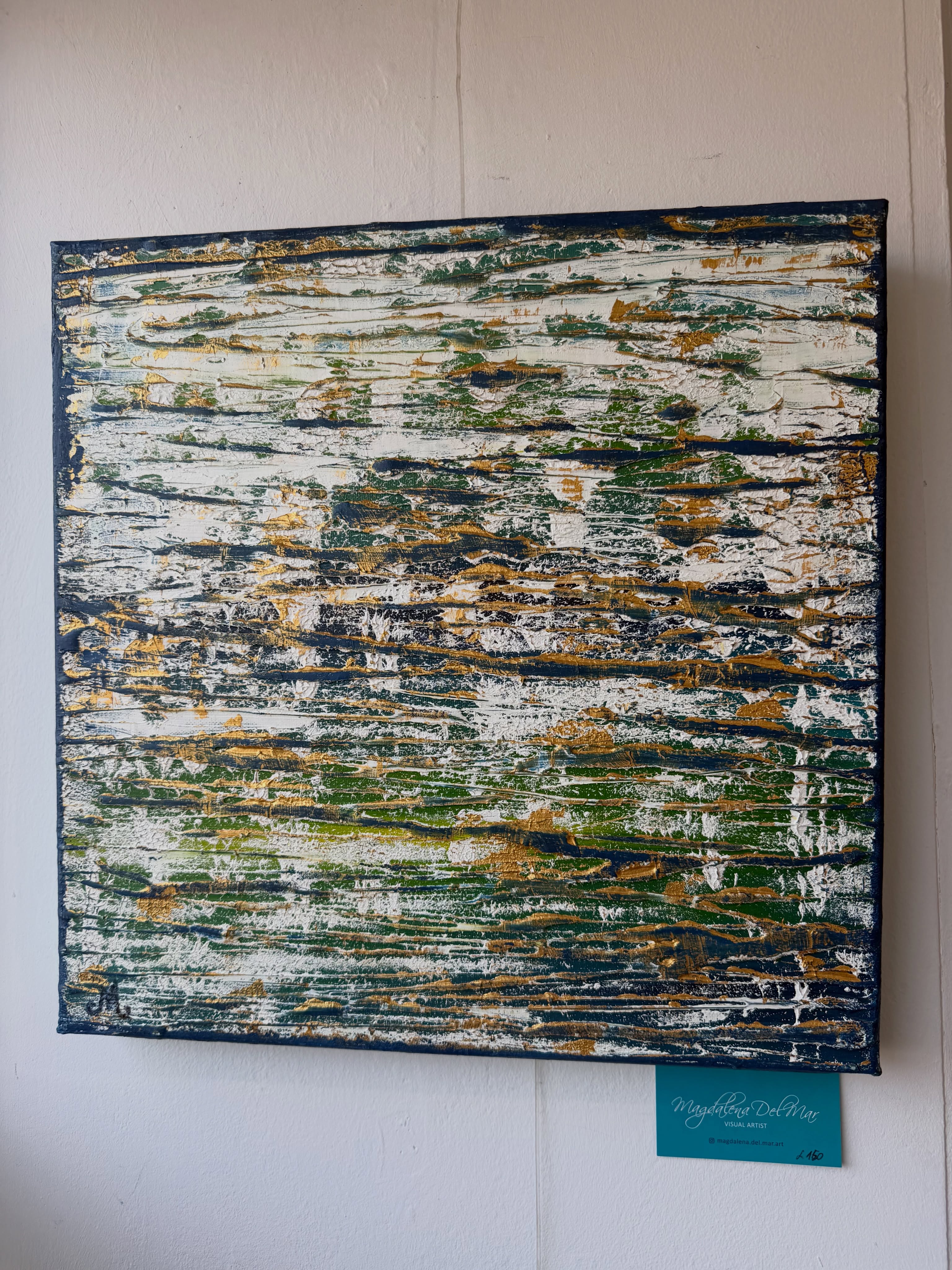 Last day of this fantastic show by @magdalena.del.mar.art - we are open until 5pm - don’t miss it!