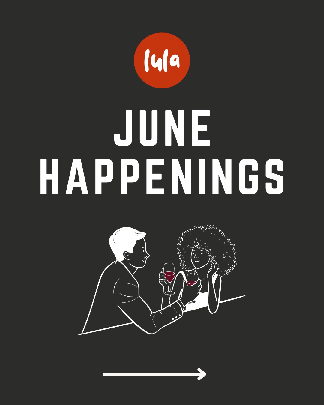 June happenings at Lula!
Join us for:
- Locals Night
- Live Music
- Ladies Social
And more!
Mark your calendars, grab your friends, and join us at Lula!
Learn more:
lulawinebar.com
#driggsidaho #tetonvalley #lulawinebar #livemusic