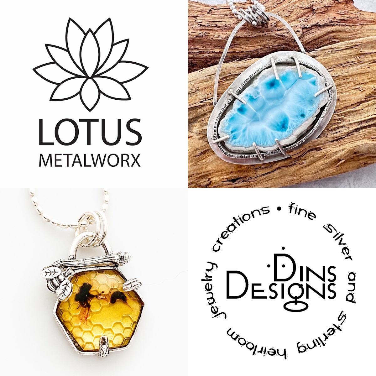 Jewelry trunk show coming soon! June 19 & 20, with Lotus Metalworx and Dins Designs