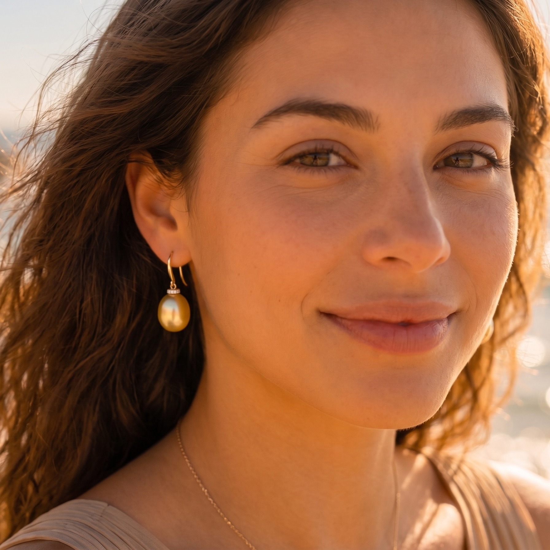 Pearlure Earrings
Golden South Sea Pearl Earring
11mm OV+1 / 2 Gold
18K Gold and Diamonds Setting
Visit or contact your nearest boutique to discover more about our exquisite collection.
The pearls can be substituted with Australian South Sea Pearls upon request.