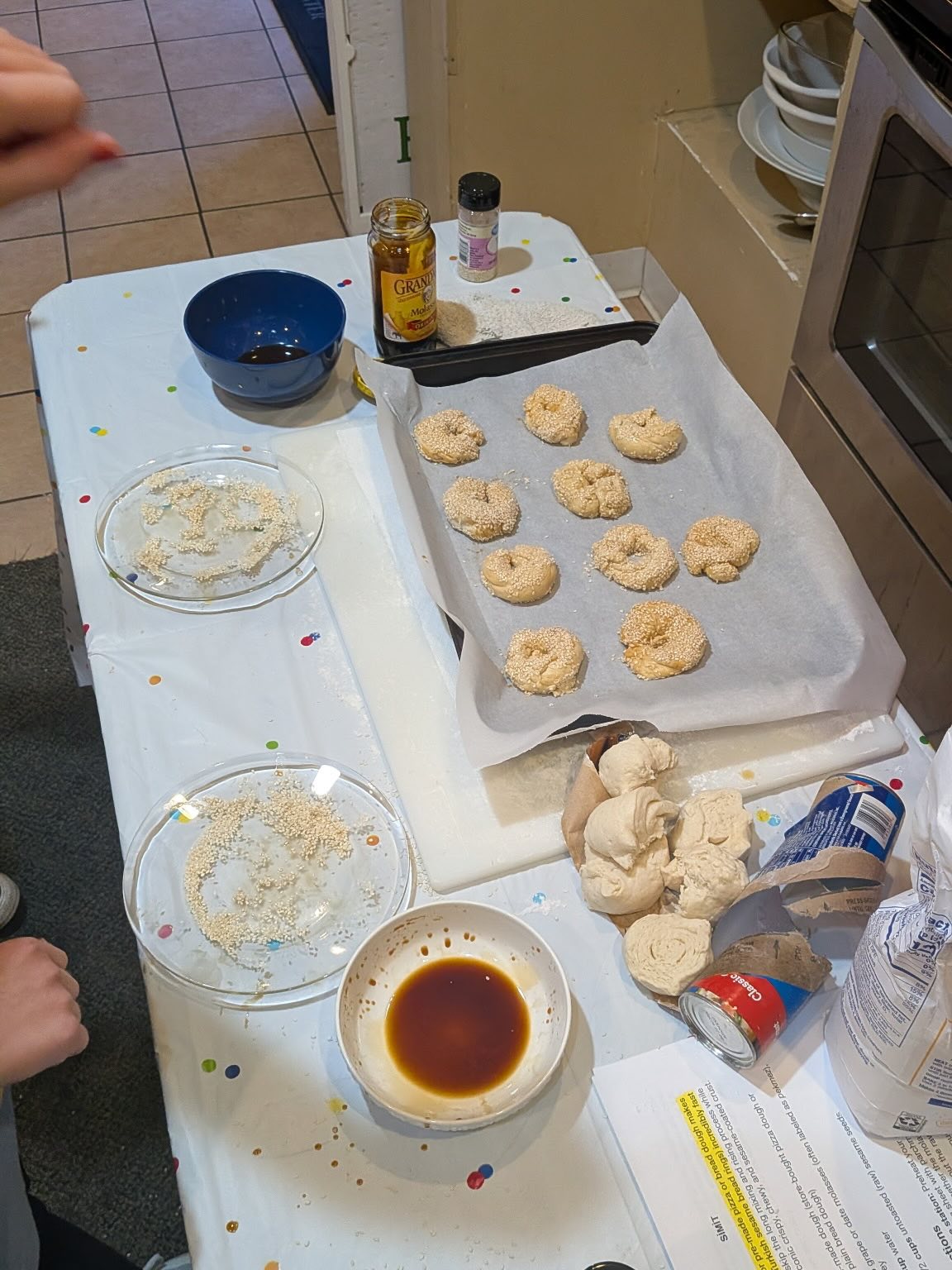 Camp season is off & running this week!! A few highlights - Turkish “bagels but better” simit were made & enjoyed; Ebru - “painting on water” using Turkish marbleized paper; building with colorful bricks to engage tactile learning alongside Drama skills with young superheroes! @lkvaughnart
