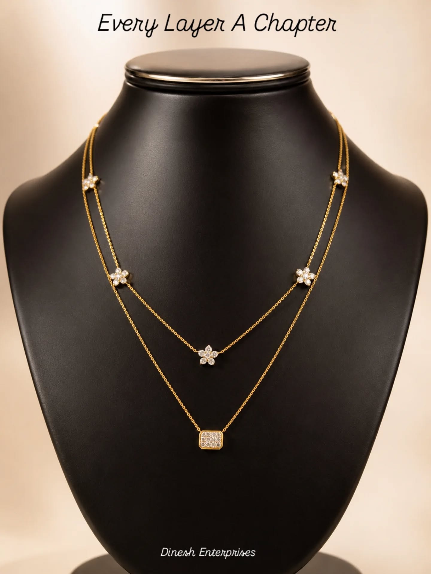 Every Layer A Chapter ✨️
Crafted with love in 18k gold and adorned with natural diamonds ✨️
A timeless piece of elegance designed to shine every day. Make this beautiful chain yours and add a touch of luxury to your collection.
#naturaldiamonds #18kgold #diamondchain #JewelleryLovers #elegantstyle