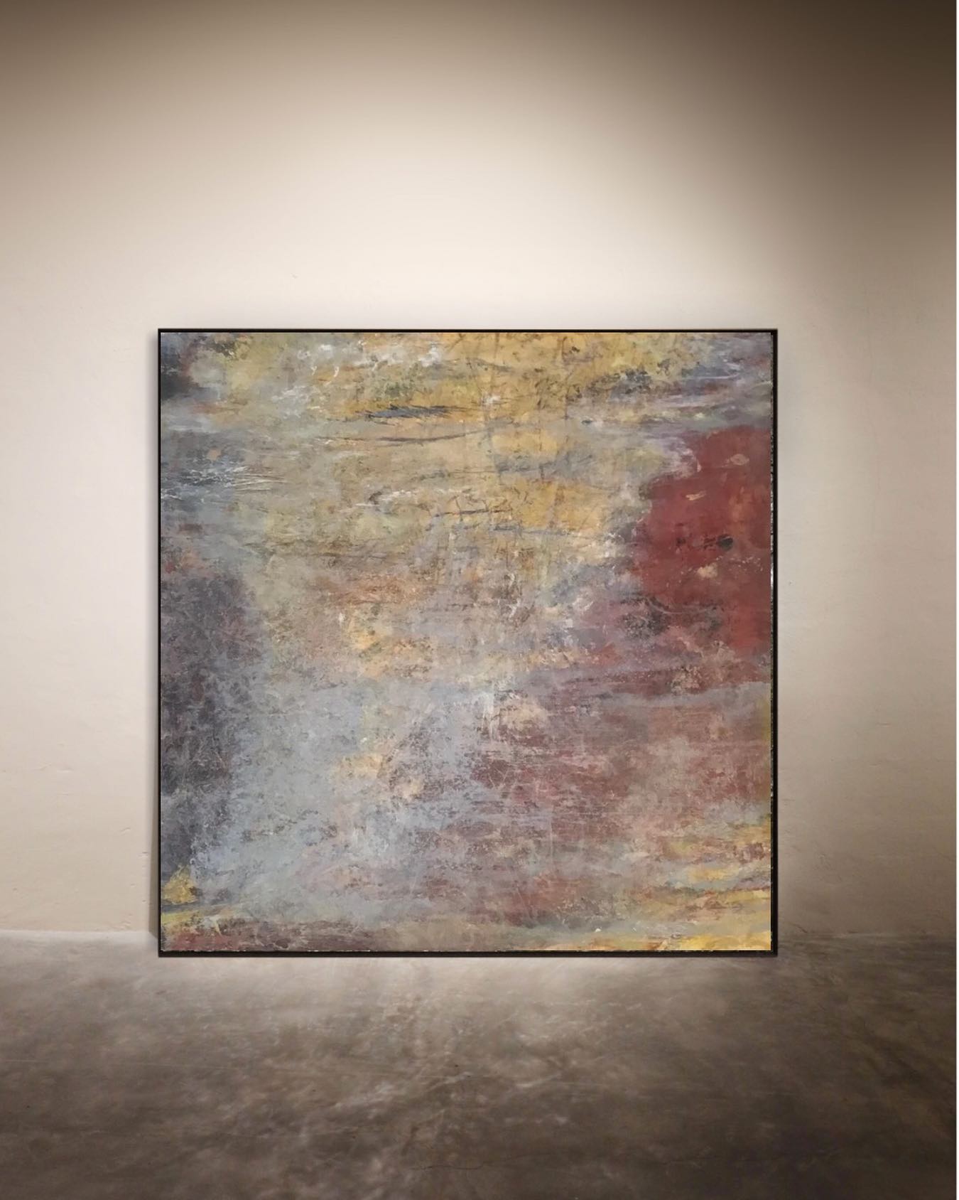 APPARITION LENTE
« L’émergence du visible »
Technique mixte sur toile libre - 2026
SC_01
#atelier #artcontemporain #artiststudio #abstractart #mixtmediapainting