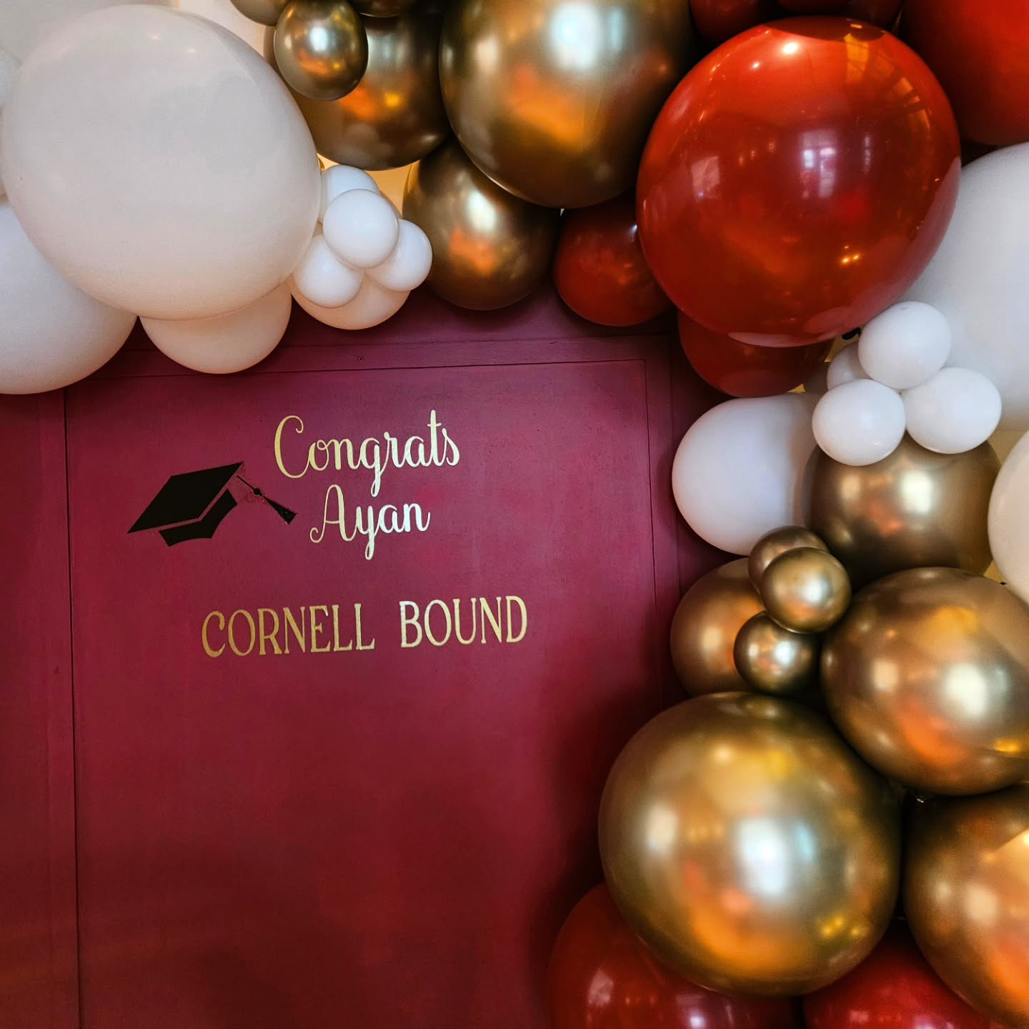 Can we take a moment for the parents? π₯Ήβ€οΈ
Because while everyone is celebrating the graduate, this party was clearly a labor of love.
Custom colors mixed just for Ayan.
Custom backdrop.
Custom vinyl.
Glowing 2026 marquee numbers.
The details didn't happen by accident. They happened because two proud parents wanted to celebrate a huge milestone in a big way. πβ¨
Congratulations, Ayan! And cheers to the parents who spent years getting him to this moment. β€οΈ
#GraduationParty #ClassOf2026 #ProudParents #CornellBound #GraduationDecor KiwisParty