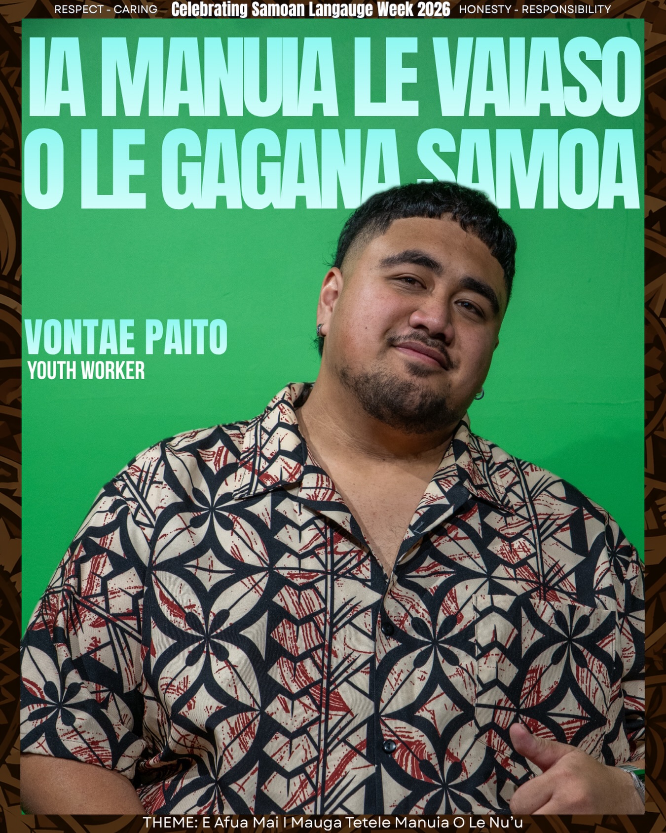‘Toe afua se taeao fou’
New Beginning
Happy Samoan Language Week 🔥
