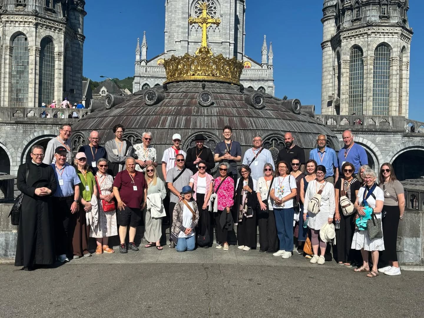 Our pilgrims recently had the blessing of visiting many beautiful and inspiring places throughout France as part of our pilgrimage. It was a journey filled with prayer, grace, friendship, and unforgettable encounters with the rich heritage of our Catholic faith. 🇫🇷🙏
Some highlights from the France portion of the pilgrimage included:
📍 Lourdes - One of the most moving moments of the pilgrimage was celebrating Mass at the Grotto where the Blessed Virgin Mary appeared to St. Bernadette. To pray and celebrate the Eucharist in such a holy place was an incredible gift.
📍 The Lourdes Baths - Many of the pilgrims had the opportunity to enter the baths in Lourdes, entrusting their intentions, needs, and loved ones to Our Lady's intercession. It was a powerful experience of faith, prayer, and trust in God's healing grace.
📍 A Canadian Connection - We were delighted to see Bishop Scott McCaig of the Canadian Military Ordinariate and join him for Mass. It was a wonderful reminder of the universal nature of the Church and the bonds that unite Catholics around the world.
📍 Following the Footsteps of St. Bernadette - We visited the Boly Water Mill, where St. Bernadette was born, as well as Le Cachot, the humble dwelling where her family lived during difficult times. These places offered a beautiful glimpse into the simplicity, humility, and faith that marked her life.
📍 Lourdes by Candlelight - We participated in the famous candlelight processions and spent time exploring the churches and sacred spaces of Lourdes. Each evening was filled with prayer, beauty, and a deep sense of peace.
📍 Chartres Cathedral - We celebrated Mass in the magnificent Cathedral of Chartres, one of the most beautiful and historically significant churches in the world.
📍 The Shrine of the Miraculous Medal - In Paris, we visited the chapel where Our Lady appeared to St. Catherine Labouré and where her incorrupt body rests today. It was a special privilege to pray in the place where the Miraculous Medal was given to the Church.
📍 Lisieux
📍 Sacra-Coeur
📍 Notre-Dame Cathedral
📍 Other Paris landmarks (Eiffel tower, Arch of Triumph, Louvre)