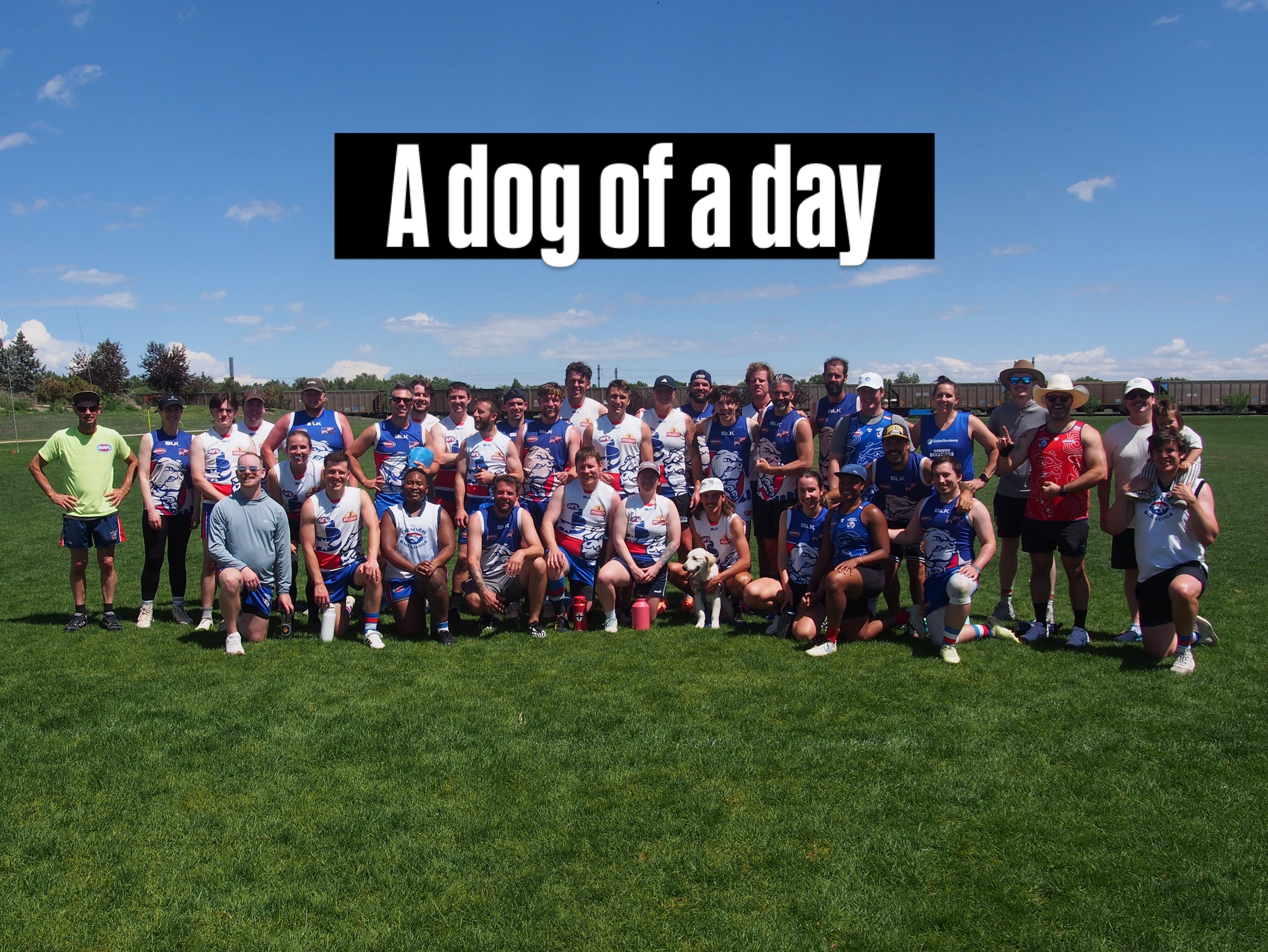 An amazing Denver Open Colorado Cup!
Thanks as always to all behind the scenes putting these days together so we can share a day of footy out! Hey Denver, all are welcome. Trainings at clear creek valley 6pm on Wednesdays!
Oh and doesn’t 10 years go by fast. Congratulations to our brother and sister club the @westernbulldogs on winning the replay of the 2016 grand final. The Denver Bulldogs crowd and locals were on the edge of their seat until…
“Boyd’s kicked a goal! Boyd’s kicked a goal! I can’t believe it!
I forget what BT said next…
Tell you what we didn’t forget though… Shane Biggs.
Peace xo