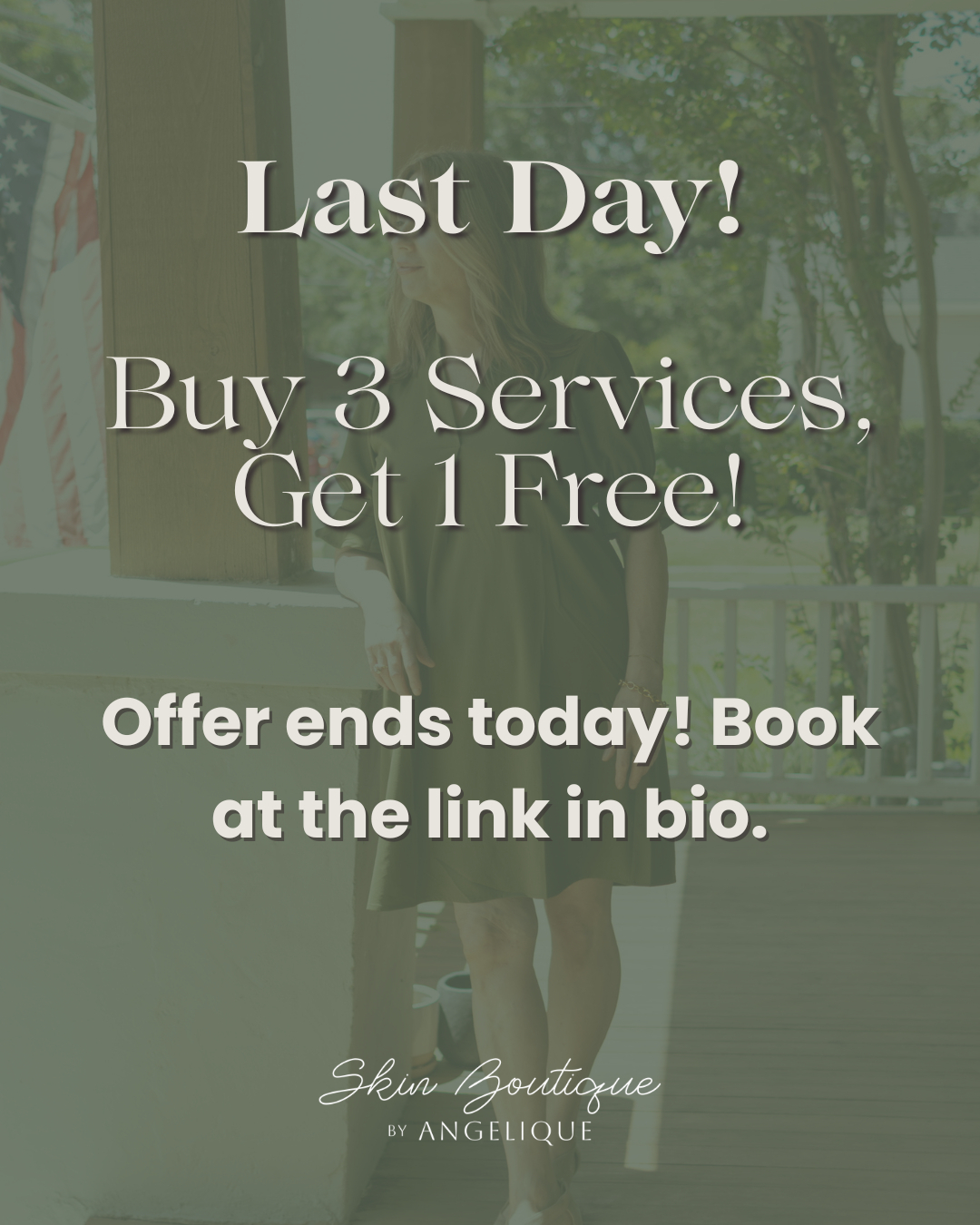 Today is the last day to take advantage of buy 3 get 1 free and I would hate for you to miss it. This offer does not come around often and it counts toward anything on my menu – facials, lash lifts, brow lamination, microdermabrasion, you name it!
Four appointments for the price of three. Book your first appointment at the link in bio, and when you come in I will get everything else taken care of from there. Do not wait on this one – it ends today!