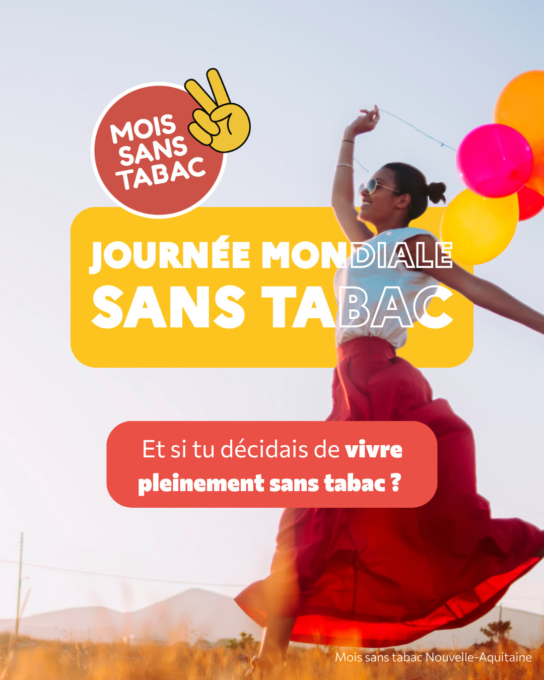Aujourd’hui, c’est la Journée mondiale sans tabac, c’est peut-être l’occasion que tu attendais pour te lancer dans un nouveau défi : essayer d’arrêter de fumer !
Parce qu’en arrêtant, tu peux rapidement ressentir des changements positifs :
💨 Retrouver plus facilement ton souffle au quotidien
💰 Faire des économies
🧘 Réduire ton stress
🫀 Prendre soin de ta santé
Et si tu hésites encore, rappelle-toi qu’il n’est jamais trop tard pour commencer. Que ce soit aujourd’hui, demain ou dans quelques semaines, chaque tentative compte ☺
Tu as repris une cigarette après avoir arrêté ? Ce n’est pas un échec. La plupart des personnes qui arrêtent le tabac passent par plusieurs tentatives avant d’y parvenir durablement. Et c’est ok !
Alors pourquoi ne pas profiter de cette Journée mondiale sans tabac pour faire un premier pas ? 😉