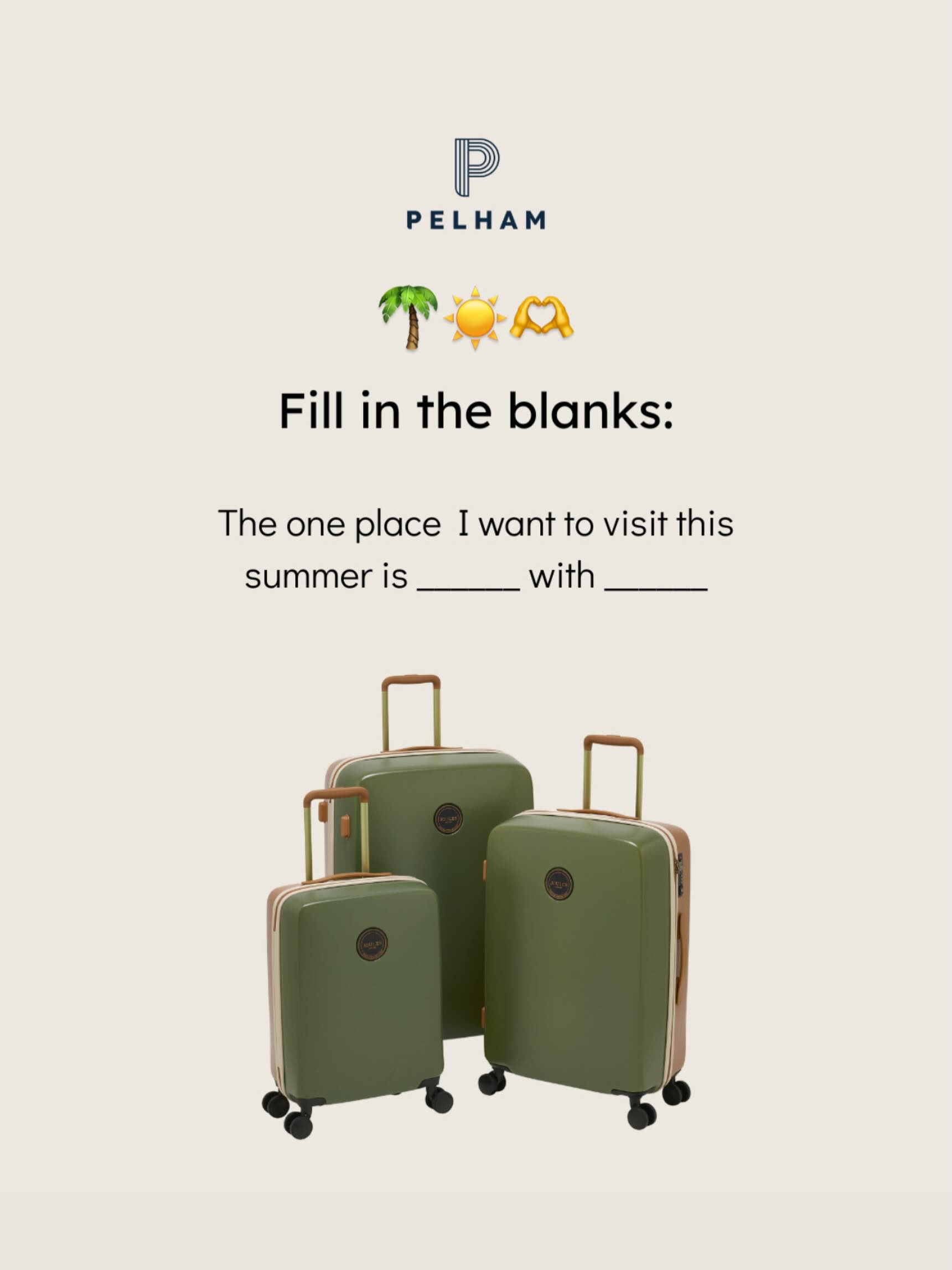 A little travel daydreaming never hurt 💭😌
Add a new luggage set to the plan to make travels that bit more fun and stress-free - from internal organisation options to 4 wheels, you will be traveling with ease.
#PelhamGroup #Travel #Holiday #Luggage #TravelAccessories