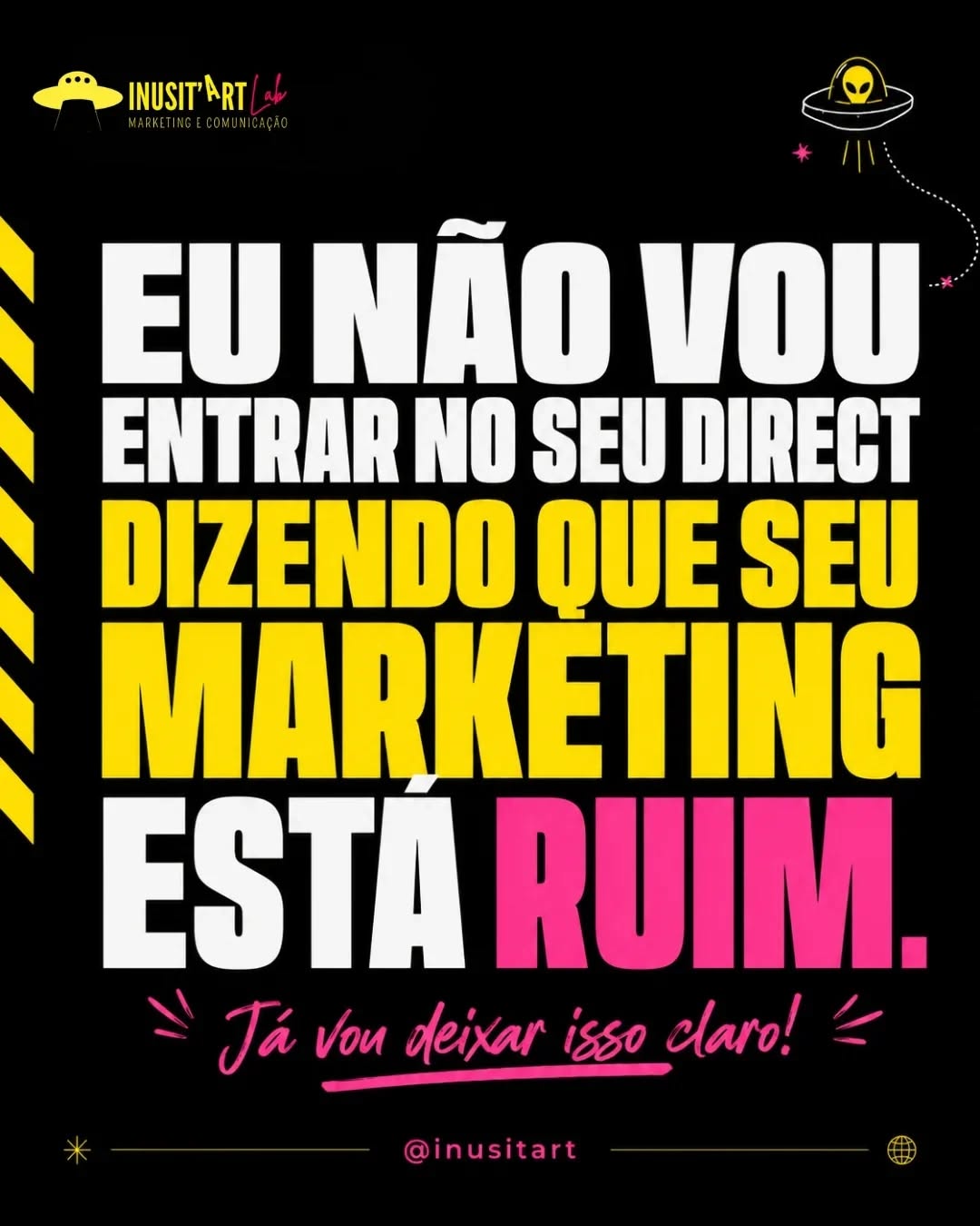 Já vou deixar isso claro porque esse assunto começou a me incomodar de verdade.
Eu não vou entrar no direct de ninguém dizendo que o marketing da pessoa está ruim, que o Instagram precisa melhorar ou que eu tenho a solução para um problema que eu nem sei se existe.
Do lado de fora, ninguém conhece o caixa, os bastidores, os limites, a rotina, o atendimento, a margem, o momento do negócio e nem o que aquela pessoa está tentando construir.
Então, para mim, marketing sério começa por contexto.
Se você sente que seu digital está confuso, solto, improvisado ou desalinhado com o que o seu negócio entrega, aí sim eu posso te ajudar a olhar para isso com responsabilidade.
A Inusit’Art não entra apontando defeito, entra para organizar junto, quando existe abertura para olhar o negócio de verdade.
Se isso faz sentido para você, me chama com a palavra ANÁLISE e a gente conversa.
#MarketingParaPequenosNegocios #PresencaDigital #MarketingComEstrategia #InusitArtLab #EmpreendedorismoReal