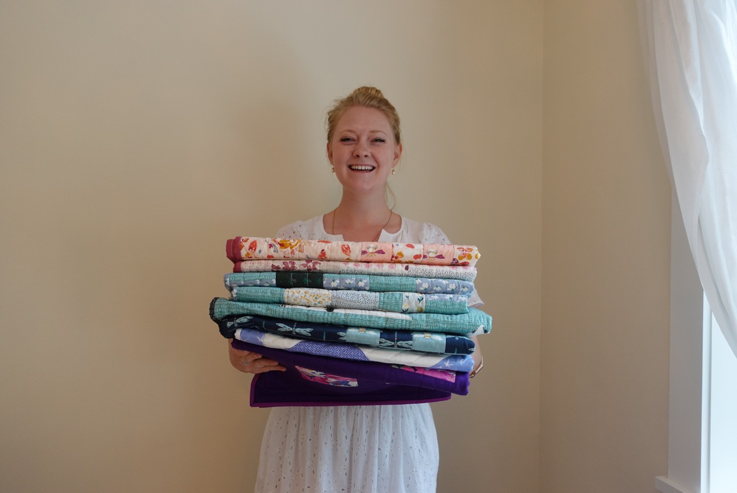 Plum Tree Projects is 5 years old! 💜
This is one of my very first photos from when I started my Etsy shop—my original batch of baby quilts, all made with so much love and a lot of hope for what this little business could become.
So many of those early quilts went home with babies who are probably not so little anymore. It’s wild and really special to look back on where it all started.
#nycquilter #babyquilt #etsyshop #customquilts #quiltrepair