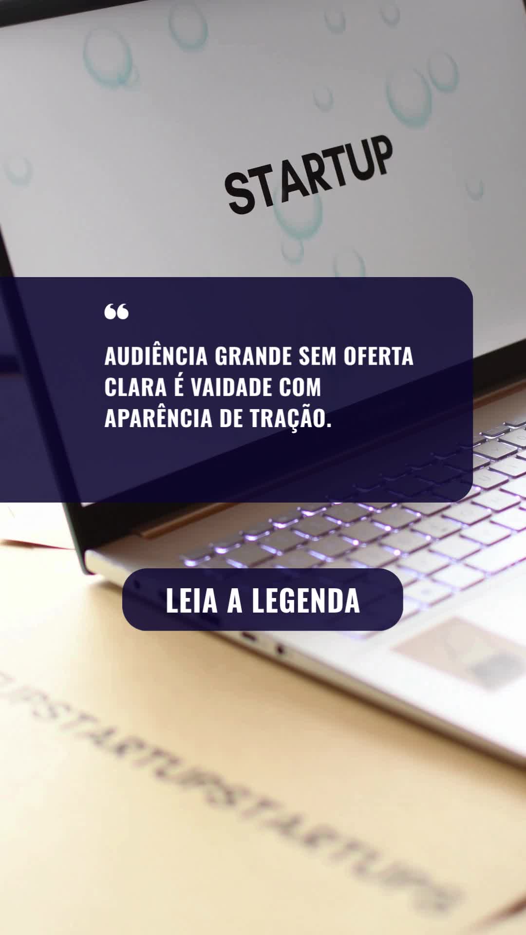 Audiência grande sem oferta clara é vaidade com aparência de tração.
Seguidor não paga boleto.
View não vira jantar.
Like não constrói patrimônio.
A internet te ensinou a medir o que brilha. Mas o que sustenta um negócio é o que converte, não o que aparece.
Você pode ter 100 mil pessoas te assistindo e ainda assim estar quebrada. Porque audiência sem oferta é plateia. E plateia aplaude, vai embora, e amanhã aplaude outro.
Oferta clara e desejada é o que transforma atenção em receita, receita em estrutura, estrutura em liberdade.
Antes de pedir mais alcance, pergunta:
o que exatamente eu vendo, pra quem, por quanto, e por que agora?
Se você travou em alguma dessas, o problema não é tráfego.
É posicionamento.
Cresce a oferta primeiro. A audiência certa vem atrás.
#academiaparaempreendedoras #metodogrow #empreendedorismo #sistemasnegocio #negocioseminspiração