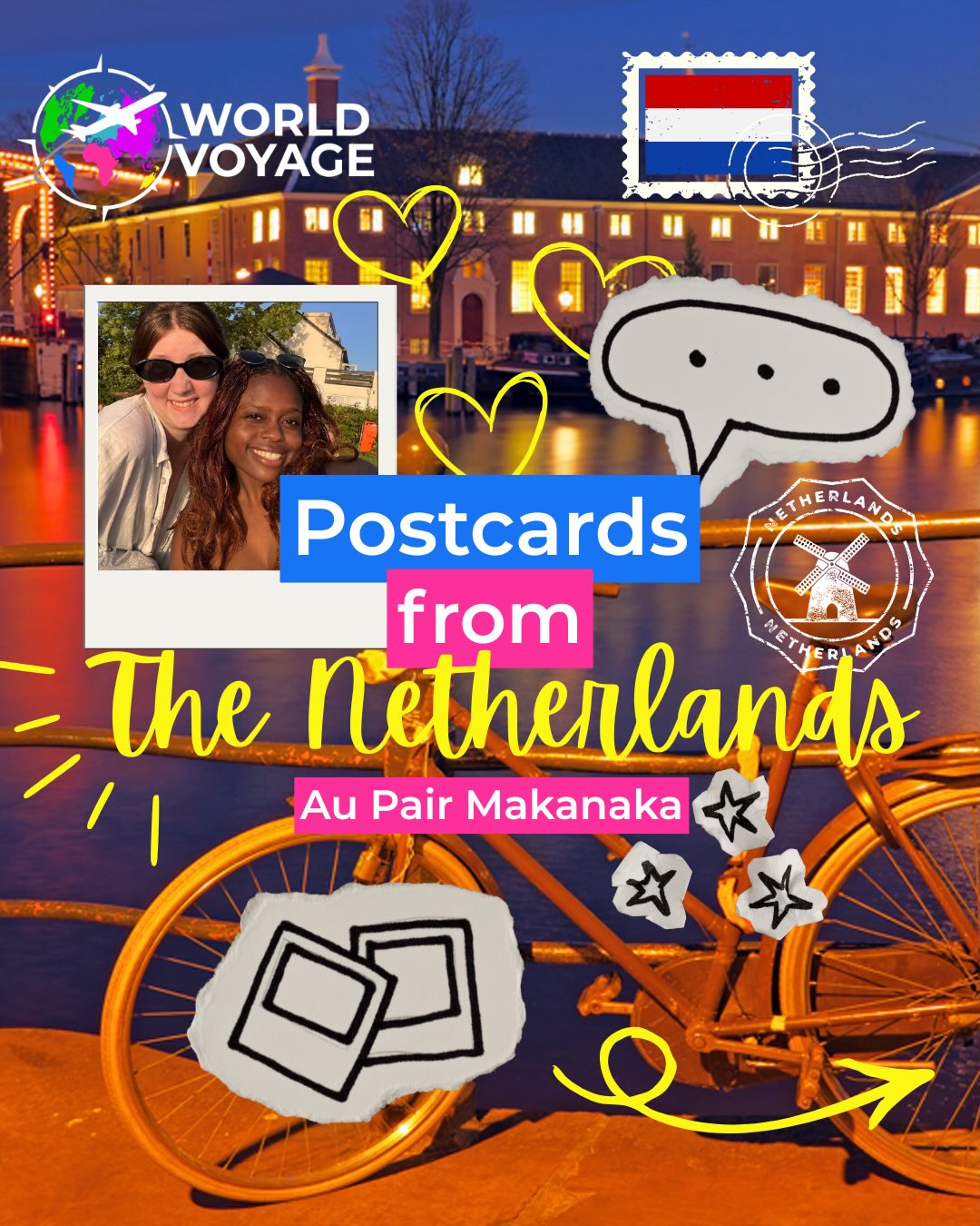 Au Pair Makanaka sent us mail, keeping it completely real about her au pair experience in the Netherlands. 🇳🇱✨
The first few weeks of cultural exchange are a rollercoaster of sensory overload and missing home, but this journey has a way of giving you exactly what you need when you least expect it. 🥹
For Makanaka, it was finding a community that turned an unfamiliar country into a safe space.❤️🌍
Here's to many more meaningful connections and sunset swims along the way! ✨
#WorldVoyage #AuPairLife #PostcardsFromAbroad #AuPairNetherlands #CulturalExchange