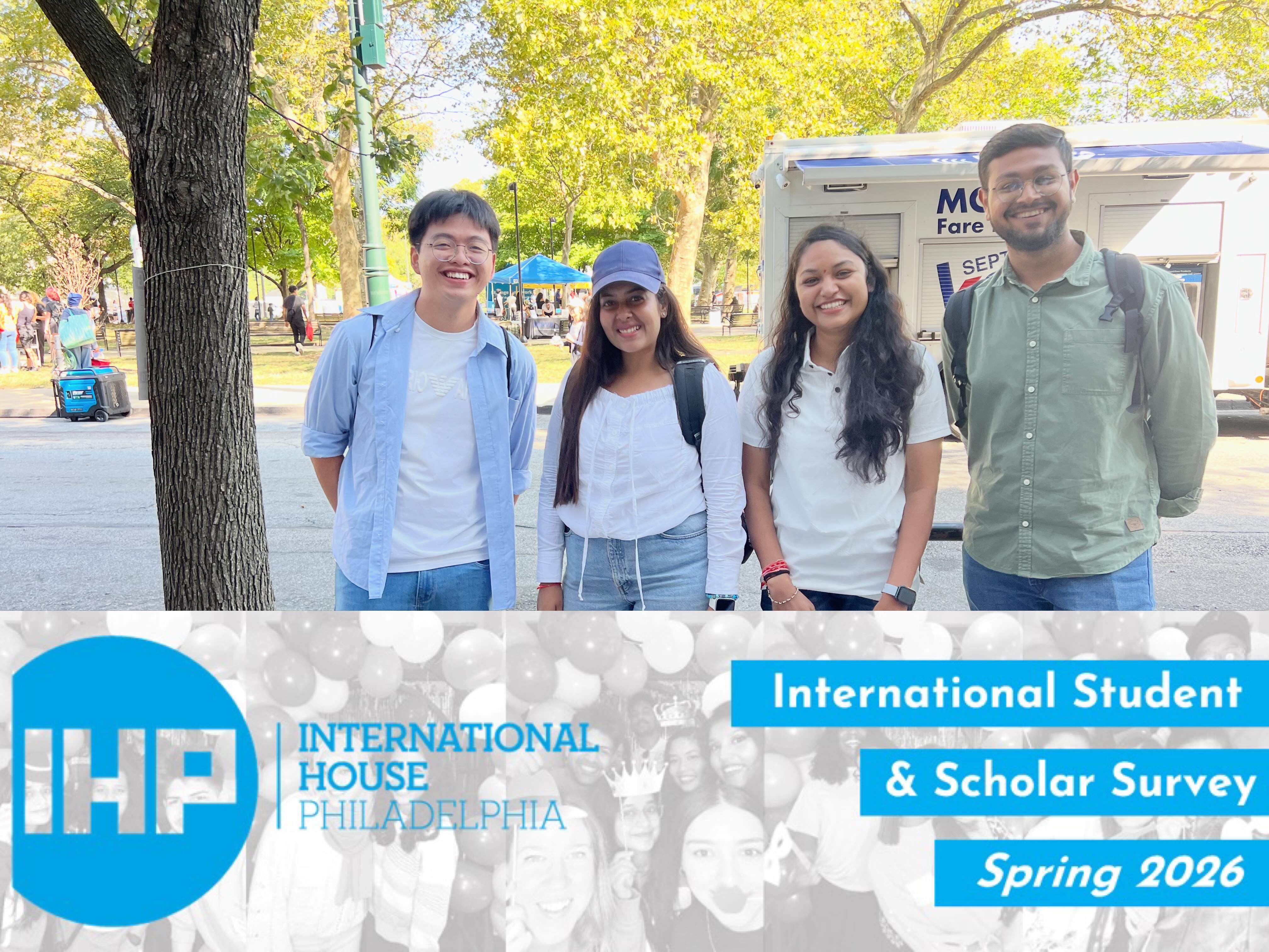 📣 Philly-area international students and scholars - your voice matters!
Take IHP’s 2026 survey to share your feedback and provide insight on support that is meaningful to you!
Those who participate are entered into a raffle for a $20 digital Wawa gift card 🤗
Take the survey through the link in our bio!
