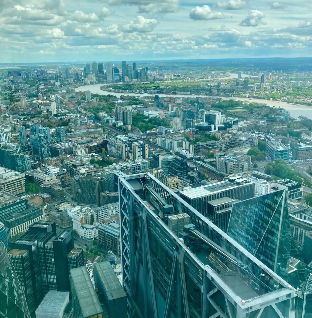 London from 22 Bishopsgate, one of our popular journaling locations…