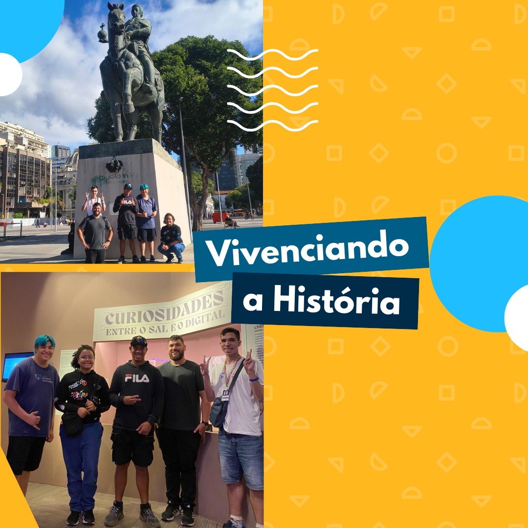 Aprender História ganha um significado especial quando os alunos podem vivenciá-la de perto. ✨
Para aprofundar os estudos sobre o Brasil Império, os alunos do Segmento participaram de um passeio pelo Centro do Rio de Janeiro, explorando espaços que ajudam a contar a história da nossa cidade e do nosso país.
Acompanhados pelo professor de História, visitaram a exposição "Do Sal ao Digital: o dinheiro na coleção Banco do Brasil", no CCBB, conheceram o Paço Imperial e o Chafariz do Mestre Valentim, além de participarem de um passeio marítimo pela Baía de Guanabara, observando importantes marcos históricos da cidade.
Experiências como essa tornam o aprendizado mais significativo, permitindo que os estudantes relacionem os conteúdos trabalhados em sala de aula com os espaços que fazem parte da nossa história.
No Colégio Eduardo Guimarães, acreditamos que aprender também é explorar, observar e construir conhecimento a partir das vivências. 💙
#HistóriaEmMovimento
#AprenderNaPrática
#EducaçãoInclusiva
#AprendizagemSignificativa
#colegioeduardoguimarães