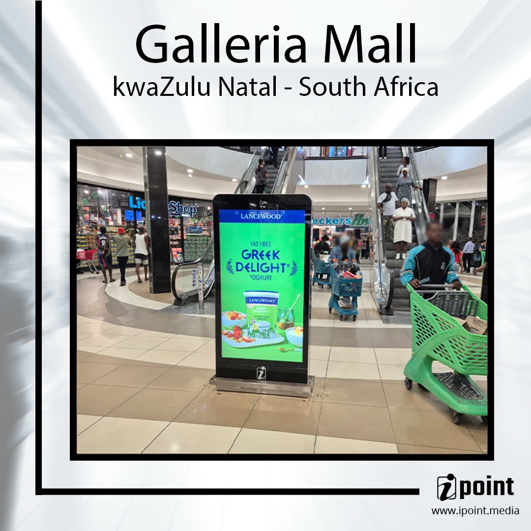 We recently upgraded the devices at @galleriamall with our new 65-inch all screen unit - Black edition.