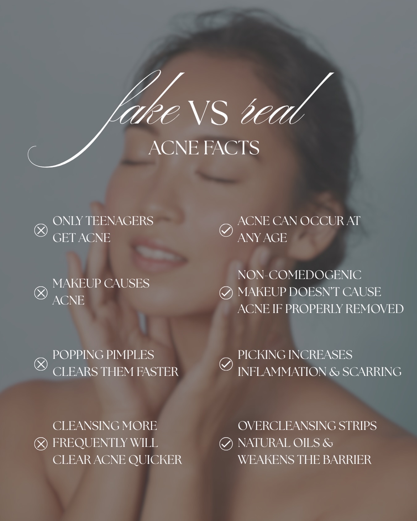 June is Acne Awareness Month and we are here to shed some light on some myths and truths surrounding acne and its causes.
At Reve, we’re proud to have knowledgeable, caring, and attentive estheticians dedicated to the health of your skin. Whether you’re struggling with breakouts, congestion, or acne scarring, our team is here to help you achieve your healthiest, most confident skin yet.
Call to book your appointment today and let our experts create a personalized treatment plan tailored to your skin’s needs.
#omahasalon #omahaskincare #skincare #acneawarenessmonth #revesalonandspa