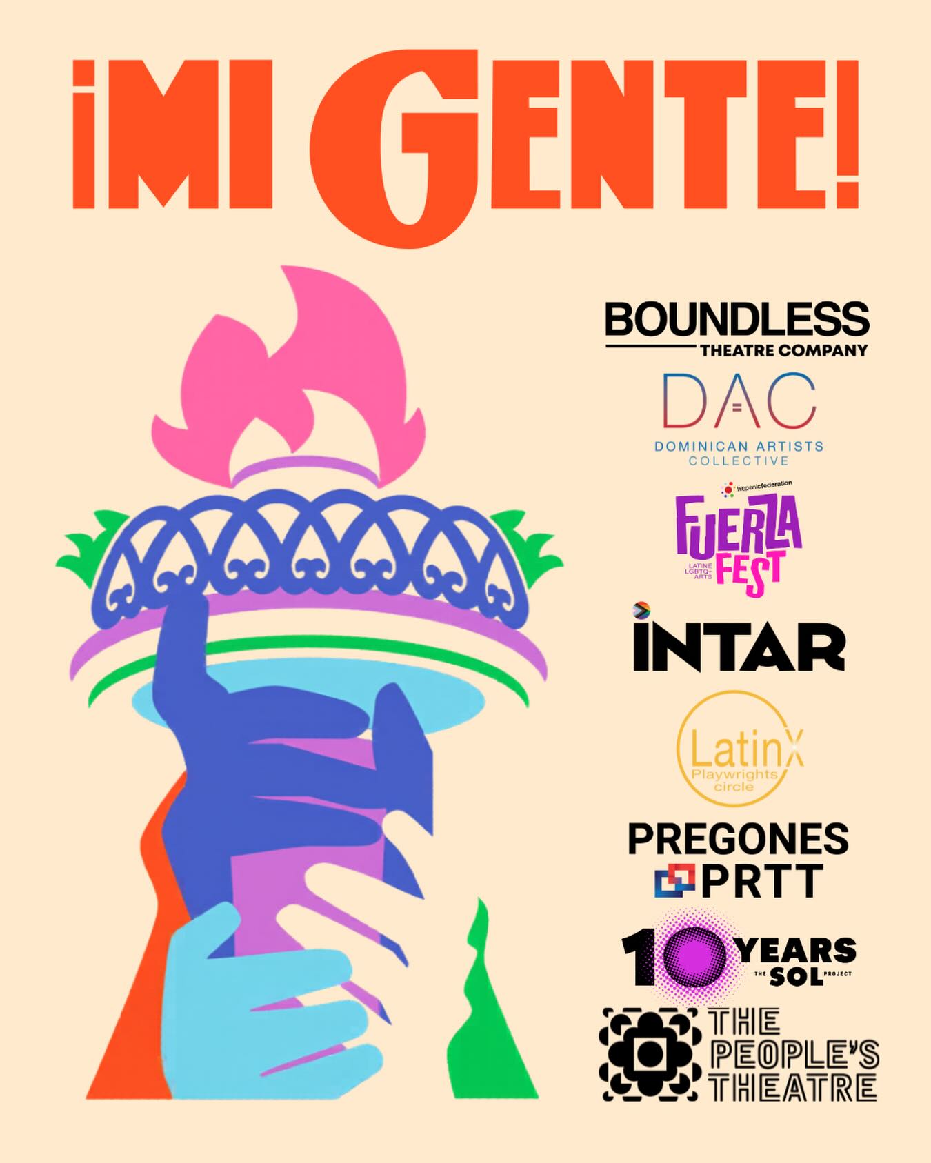 🌈 ¡Mi Gente! is back! 🏳️🌈🏳️⚧️
We’re so excited to be joining the NYC Pride March for the 3rd year in a row alongside so many incredible organizations, artists, and advocates. Happy Pride to our Queer Community!!!
Graphic Art by @bygrubi