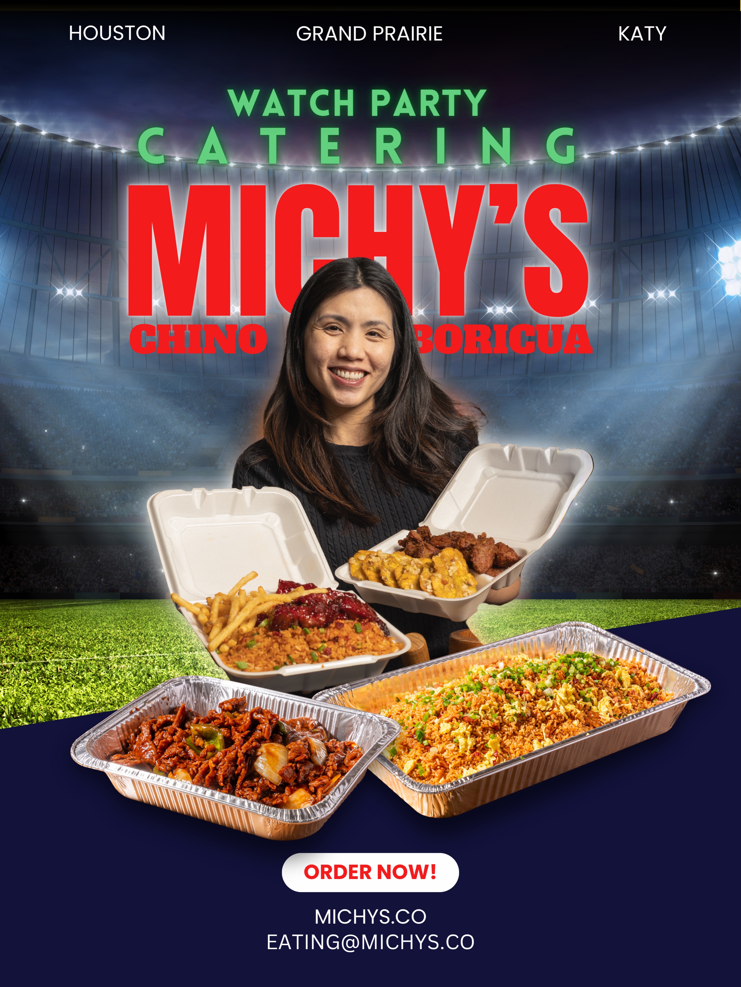 World Cup happens once every 4 years. Do not fumble your watch party. Cater with us and make your event a success.
Www.michys.co
📍2424 Greenhouse Rd
📍806 Katy Fort Bend Rd
📍2155 N State HWY 360