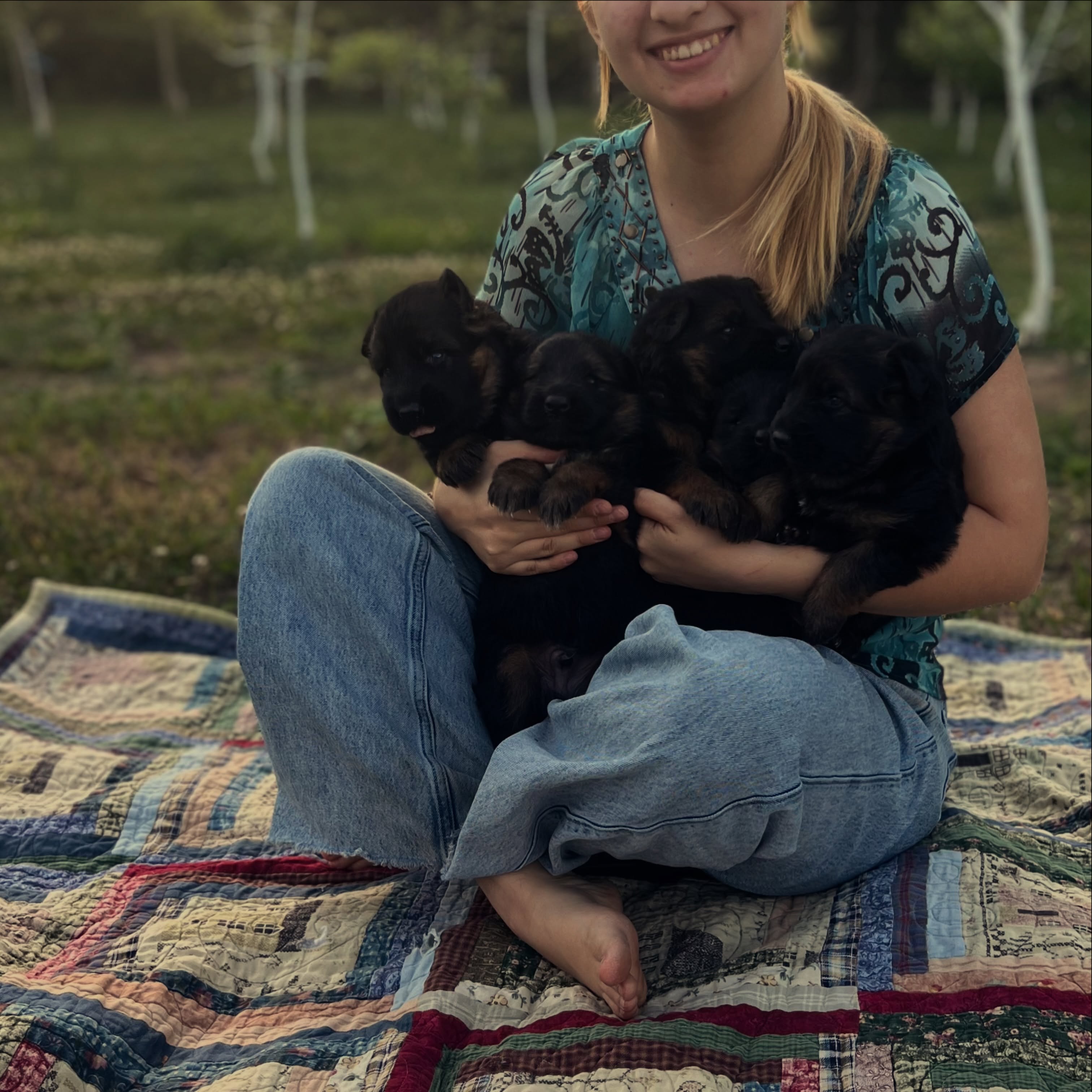 As our oldest heads back to college, there was one thing she insisted on before leaving—puppy time. ❤️
No matter how far life takes our kids, Mom and Dad’s house will always have a special pull. Maybe it’s the home-cooked meals. Maybe it’s the familiar comforts. But if we’re being honest, it’s probably the puppies. 🐾
These little ones from our I Litter are now 3 weeks old, and they were more than happy to help make her trip home a little sweeter.
We know she’ll be back home in no time—and somehow, the puppies always seem to know exactly when someone needs a little extra love.
#VomGeliebtenHaus #GermanShepherdPuppies #ILitter #ThreeWeeksOld #CollegeBreak PuppyLove WGSL GermanShepherd FamilyFirst