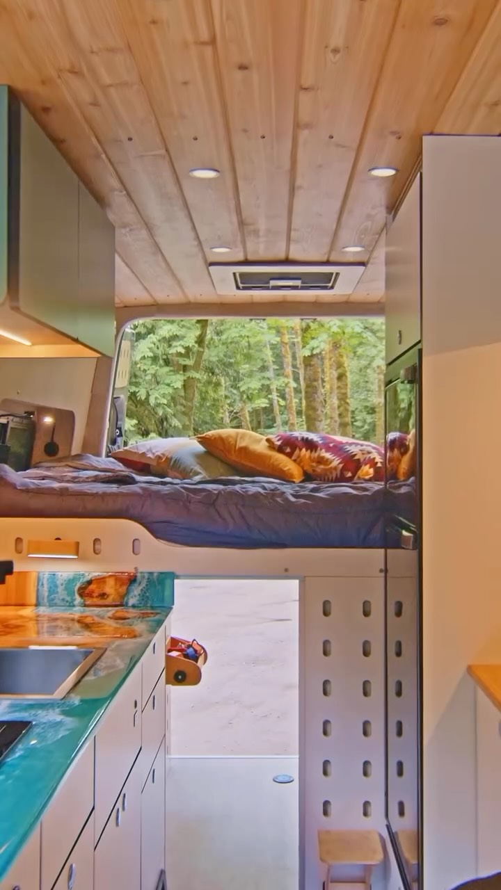 A luxury off-grid adventure van built for every season. 🚐✨
✔️ 840Ah lithium power system
✔️ Diesel heat + hot water + 12V A/C
✔️ 26 gal fresh water + filtration system
✔️ Induction cooking + fridge + microwave
✔️ Composting toilet + outdoor hot/cold shower
✔️ Cedar ceiling, custom cabinetry & premium finishes
✔️ Adjustable suspension kit
✔️ Heated rooftop tent with skylight access
Would you take this setup into the mountains, desert, or coast? 🌲🏔️🌊
#VanLife #camping #offgrid #Sprinter #vanconversion