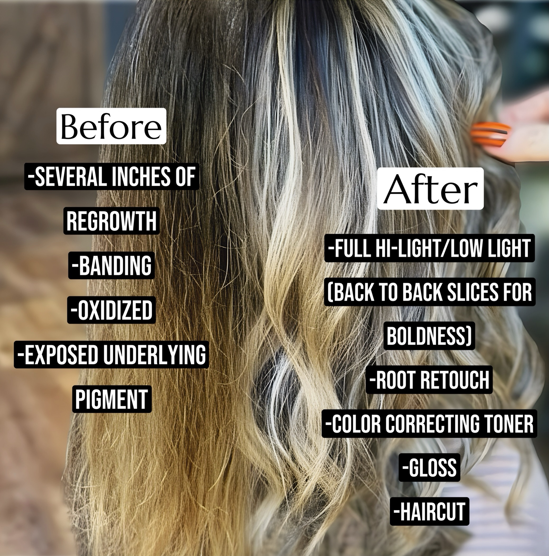 Hey hue! Did you know your gloss only lasts up to 12 washes?
That’s with the right care:
✔️ Color-safe, sulfate-free shampoo
✔️ Washing no more than 2–3 times a week
✔️ Thermal protection every time you style
✔️ Skipping heat when you can
All of that helps lock in tone and protect your hair’s integrity in between salon visits.
☀️ One unprotected day in the sun can shift your tone.
🎨 And when someone tells me, “My hair always turns yellow,” I always ask:
“Did it leave yellow—or did it turn yellow over time?”
Here’s the science behind it: Yellow is your hair’s underlying pigment.
It lives in all of us, no matter how light or dark your natural color is.
When a gloss fades, what you’re seeing isn’t a mistake—it’s your hair’s natural warmth making a comeback.
And if your hair doesn’t show any pigment at all? That usually means it’s over-processed, which can lead to breakage or damage.
That’s why it’s so important to:
🗓 Book gloss refreshes
🧖♀️ Care for your color at home
💬 Chat with your stylist about a realistic maintenance plan
Your hair doesn’t stop evolving after you leave the chair—so let’s make sure you’re set up to love it every day in between appointments.
Color in photo above by Shalyn
haircut and style by Erica
longislandhairstylist
#longislandhair
#blondehair
#dimensionalcolor
#behindthechair
#balayageblonde
hairgoals
hairtransformation
beforeandafterhaircolor