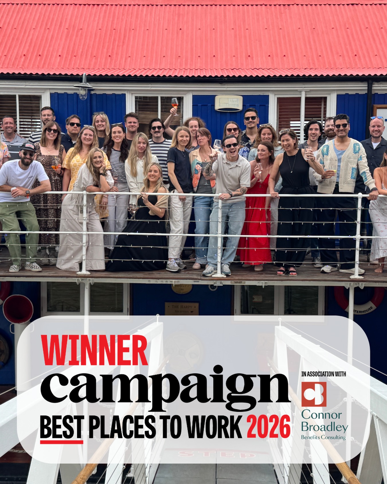 As we count down to our 25th anniversary this Friday, we’re taking a moment to celebrate Whippet London being named one of Campaign’s Best Places to Work.
For decades, we’ve navigated the fast-moving world of retail and hospitality by staying agile, curious and always ready to evolve. But while a lot has changed, one thing hasn’t: the innovative and collaborative culture that’s at the heart of everything we do.
This recognition belongs to the brilliant people who make Whippet what it is every day. 💙
@campaignmagazine #bestplacestowork #campaignmagazine #designagency