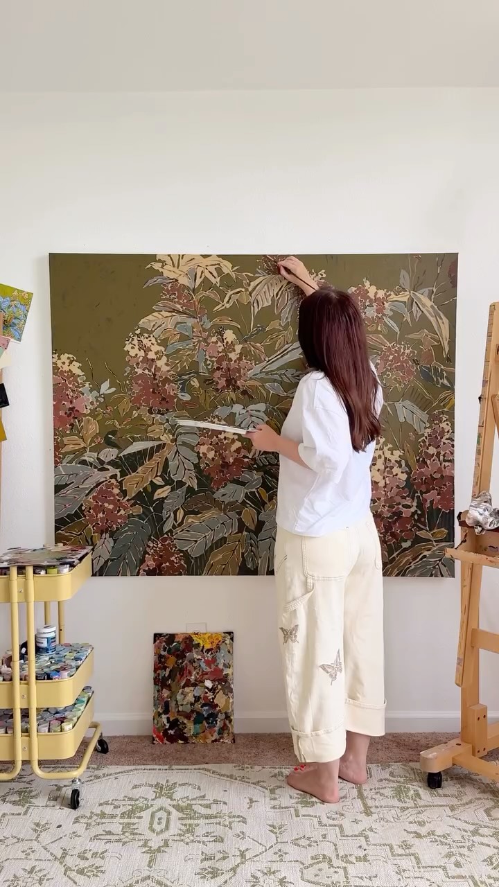 The reveal you’ve been waiting for! My biggest piece yet - “They Always Come Back” 48x60
Releasing 6/5 at 10:30 AM EST with @shaingallery 🤍