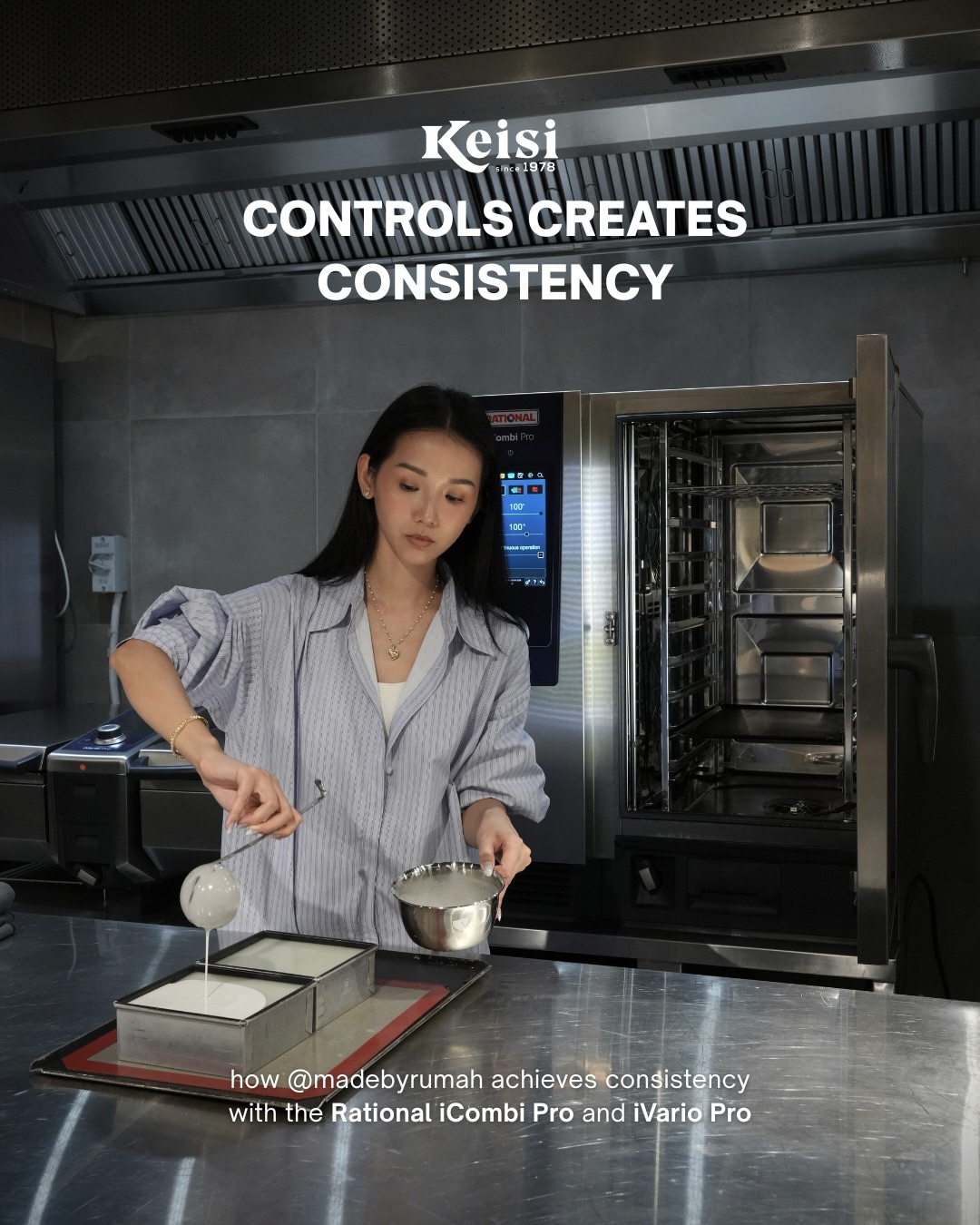 Consistency is what separates a good recipe from a scalable business.
Together with @madebyrumah, we explored how precise control over temperature, humidity, and cooking processes helps deliver the same result—batch after batch, day after day.
With the Rational iCombi Pro and iVario Pro, consistency becomes part of the system, not something left to chance.
Because when you have control, you can focus on creating. The equipment handles the precision.
#Keisi #Madebyrumah #RationalIndonesia #iCombiPro #iVarioPro ProfessionalKitchen