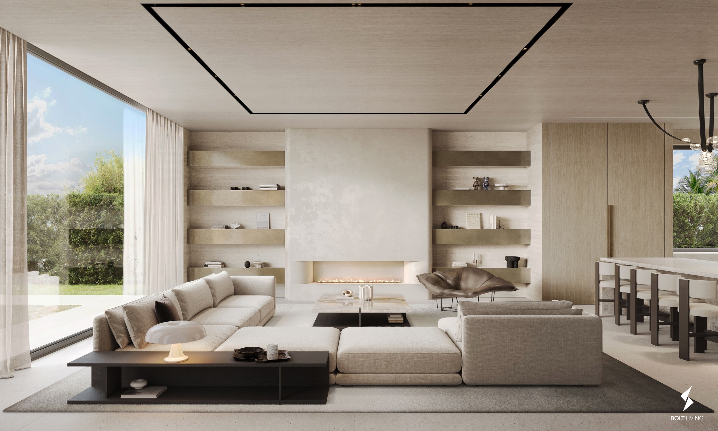 Custom millwork, architectural built-ins, and carefully curated furnishings bring warmth, function, and timeless appeal to this family room. A soft, serene palette creates a sense of calm, while layered textures add depth and character.
We designed this in 2023 and it’s now coming to life, a reminder that great design doesn’t chase trends, it outlasts them.⚡️✨ #BoltLiving #interiordesign #interiordesigner
#luxuryhomes
#architecturaldesign