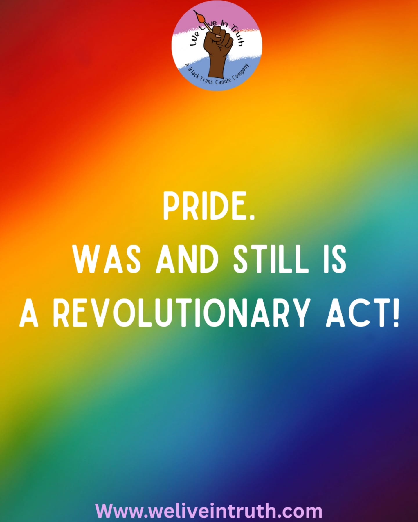 Just a friendly reminder!
HAPPY PRIDE MONTH YALL!
Make them gag on how fab we are!
Just a friendly reminder!
HAPPY PRIDE YALL!
Remember drink your water, their is safety in numbers.
And make them GAG on how WE LIVE IN TRUTH! 😉
